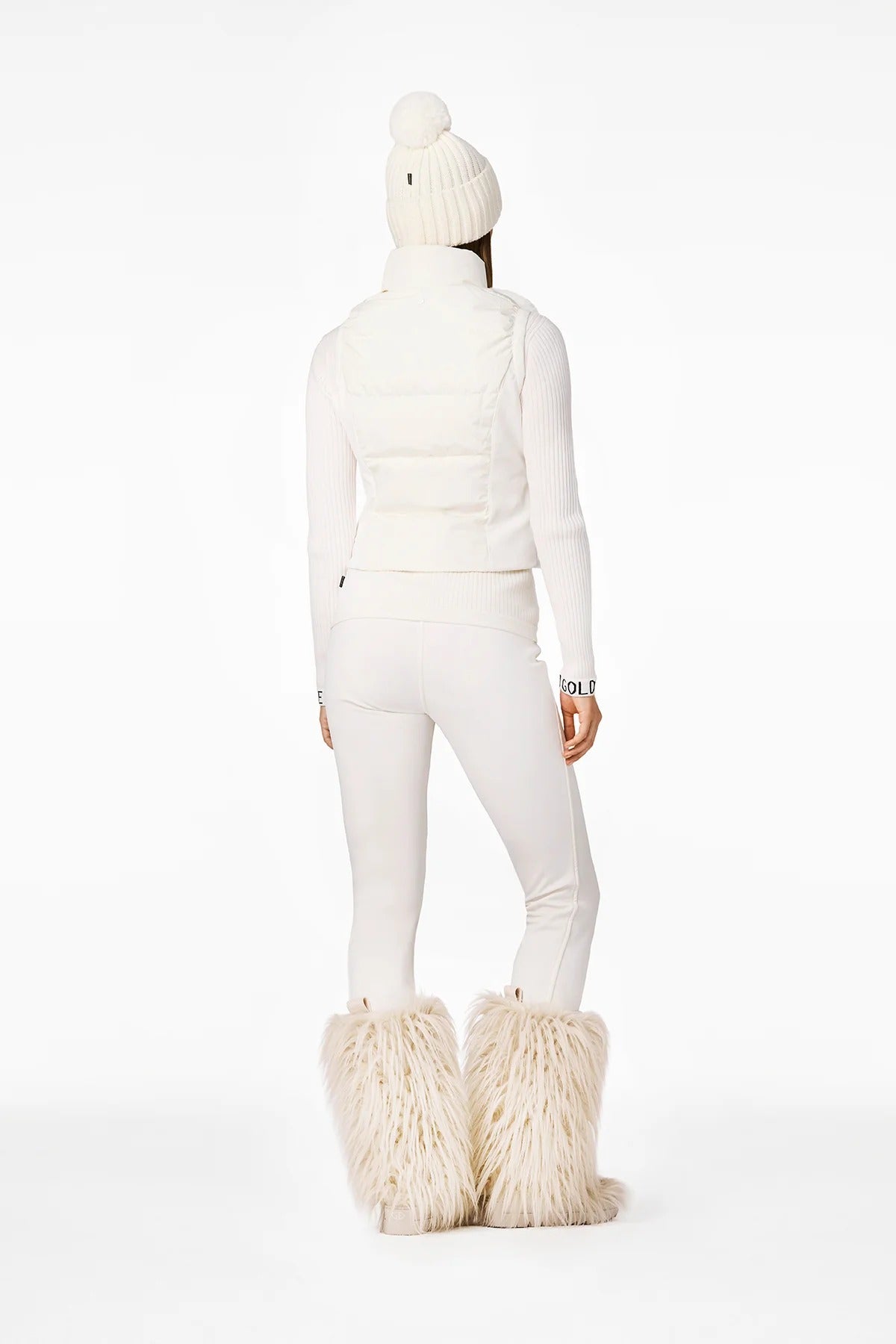Biała kamizelka CHIC bodywarmer FAUX