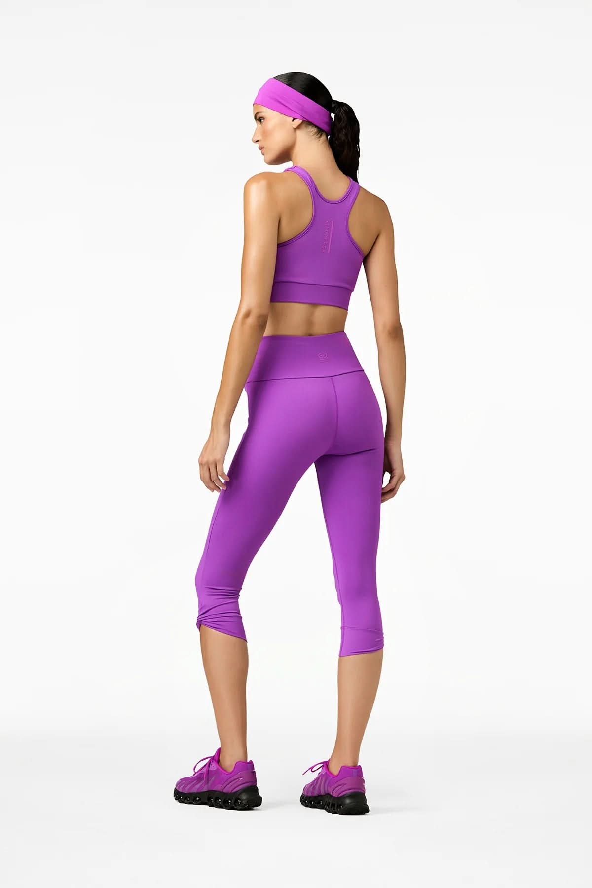 Purple DRAPE sports bra
