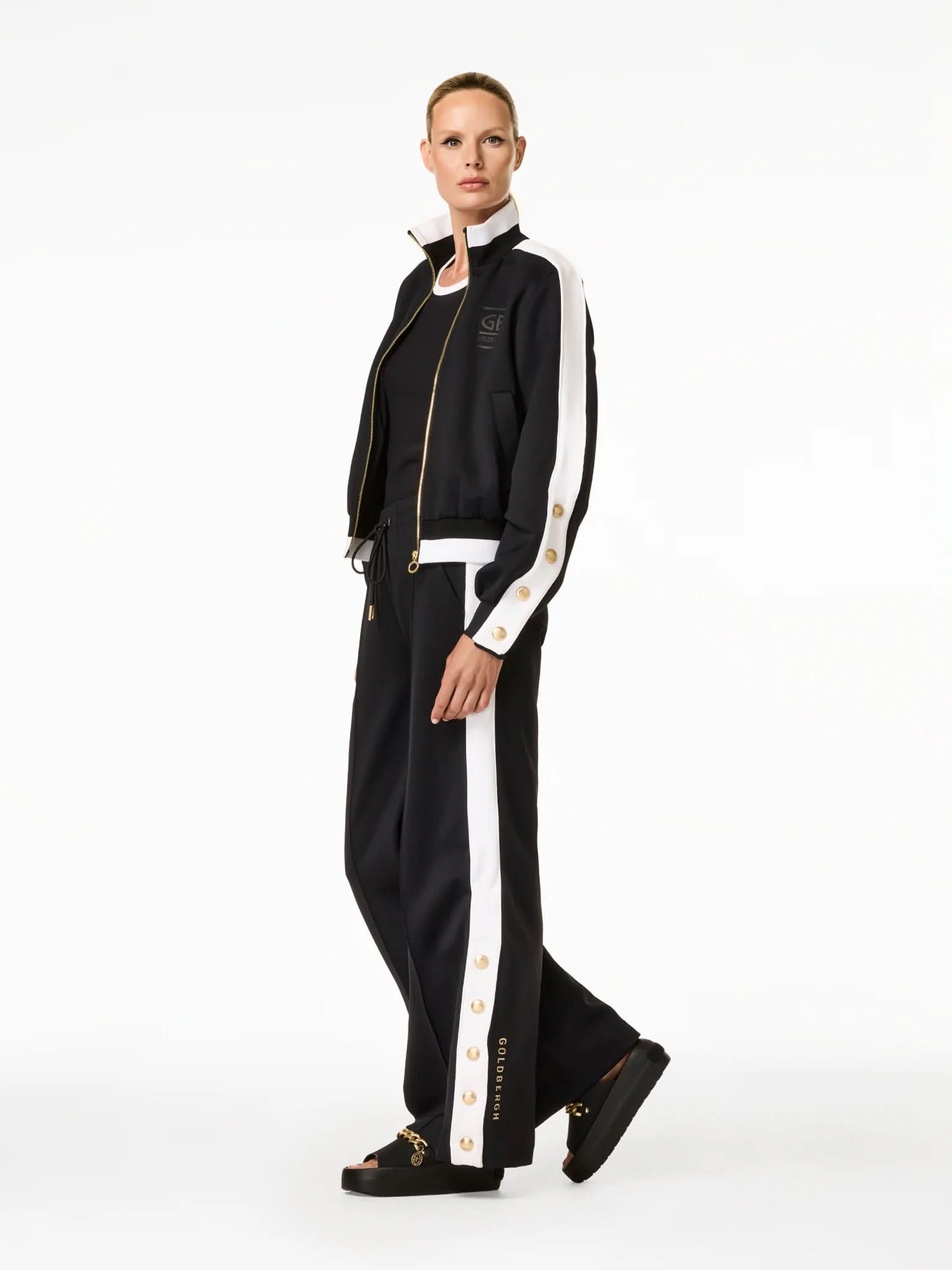 Czarne spodnie GRIMAUD track pants