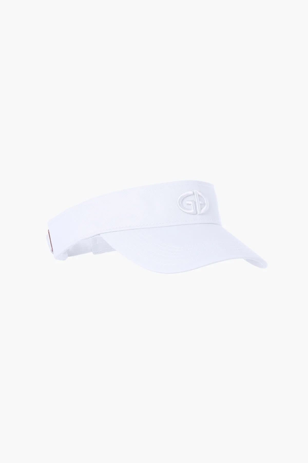 Biały daszek MATCH visor