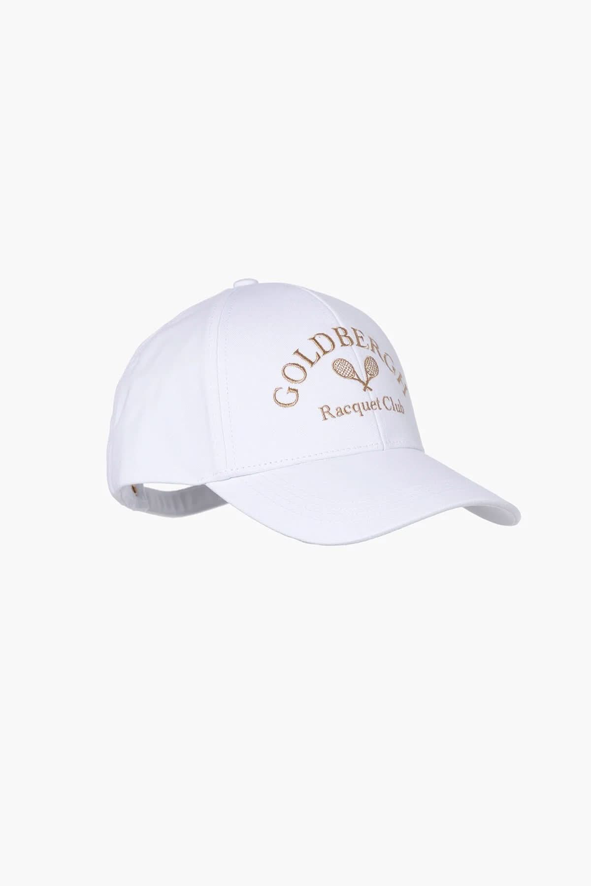 Biała czapka z daszkiem BELLINA baseball cap