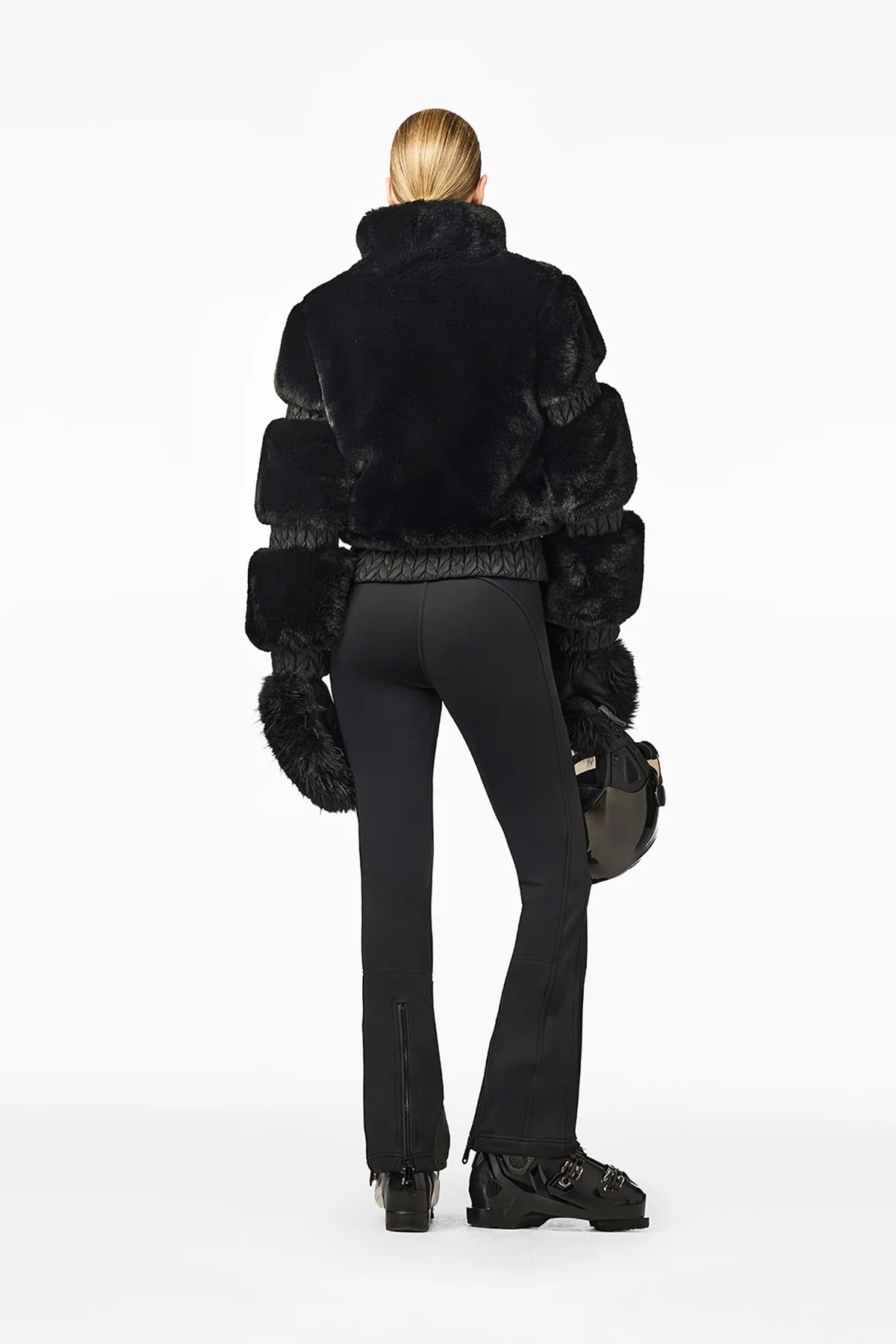 Czarna kurtka FURRY ski jacket