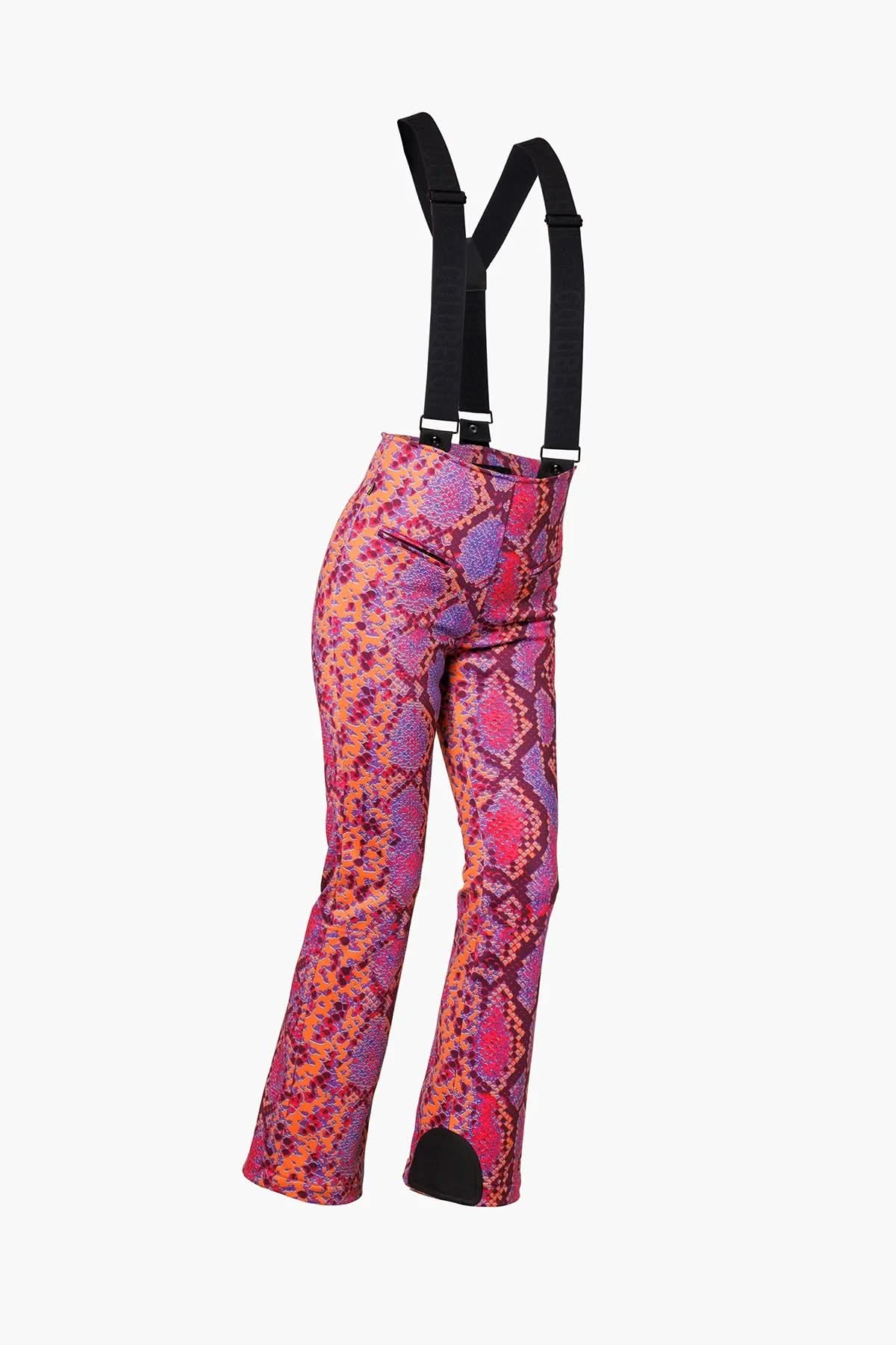 ELENA snake print ski pants