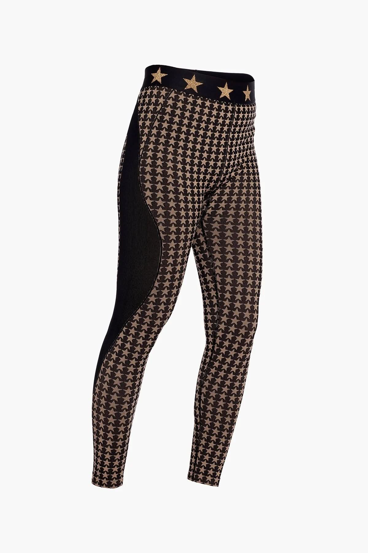 CELESTE black ski leggings