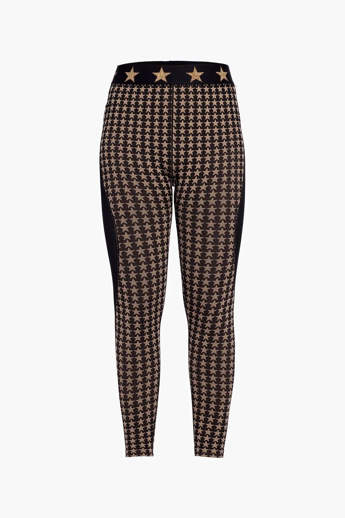 CELESTE black ski leggings