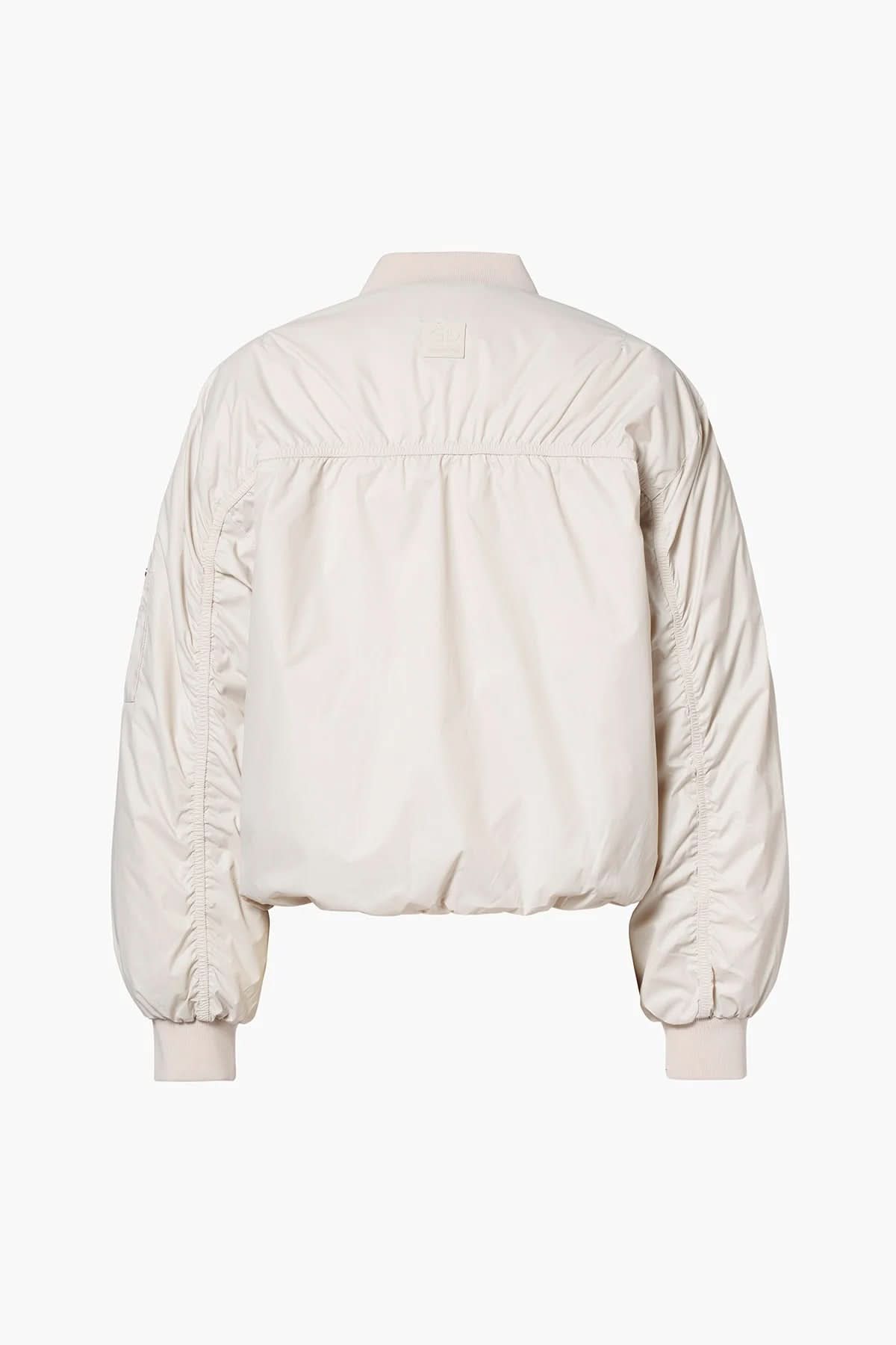 ISOLANA champagne bomber jacket