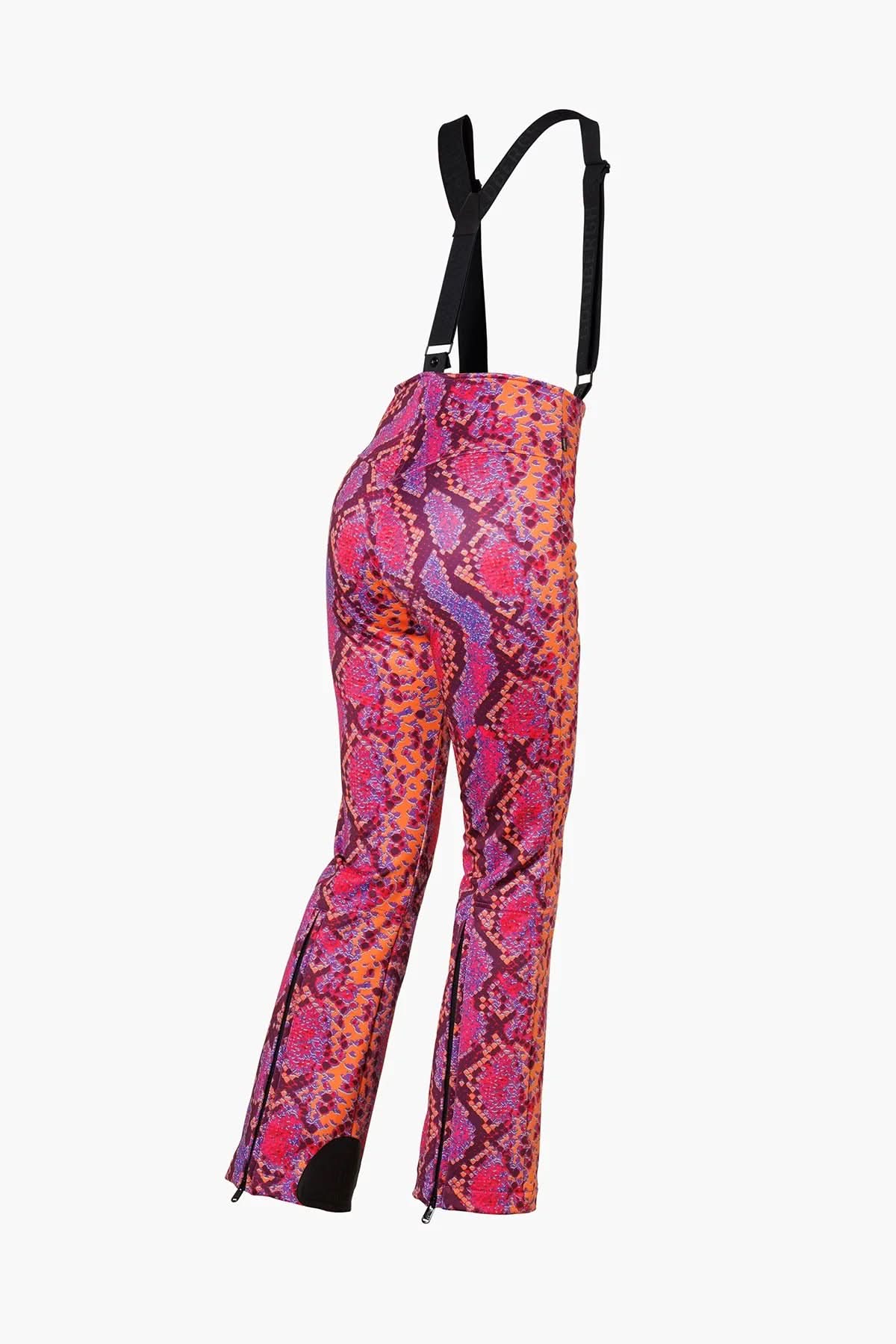 ELENA snake print ski pants