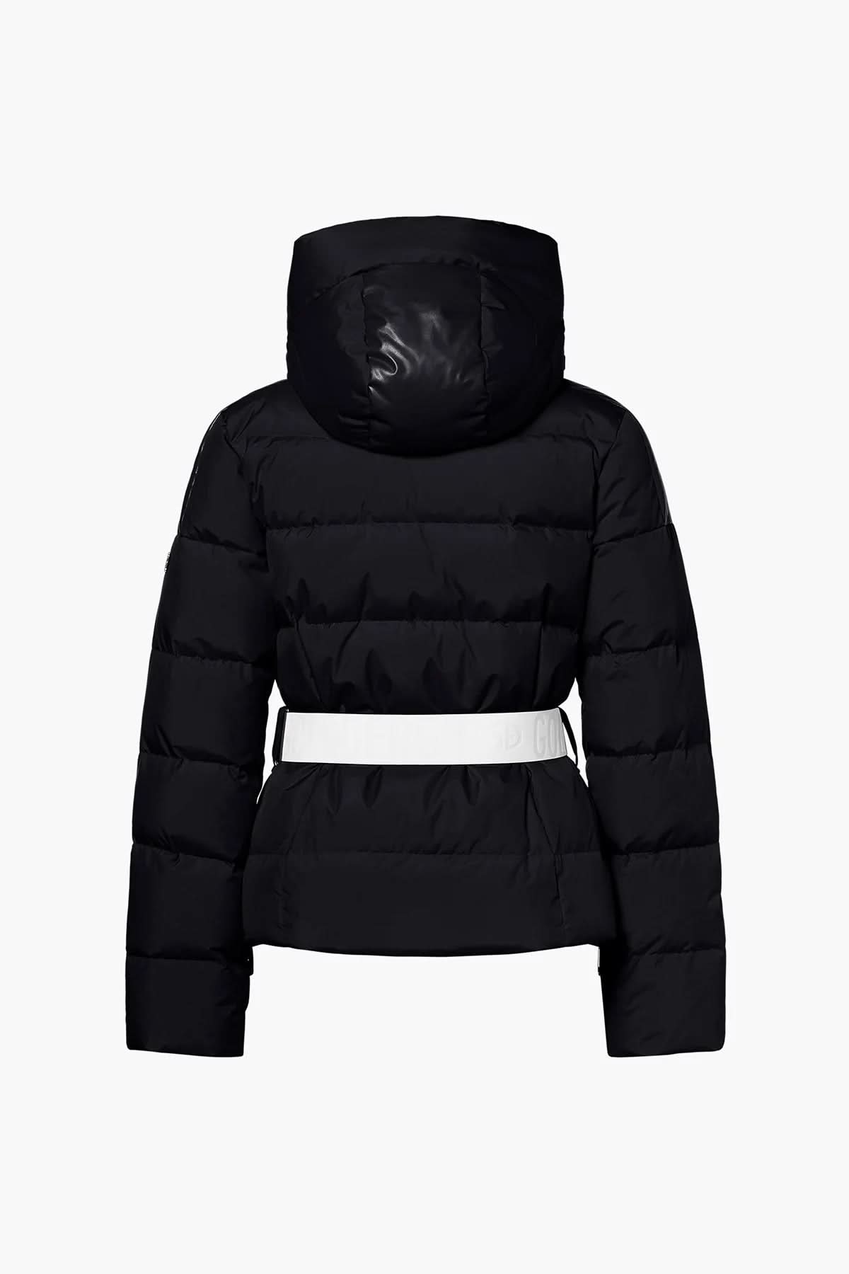 BUFERA black ski jacket with belt
