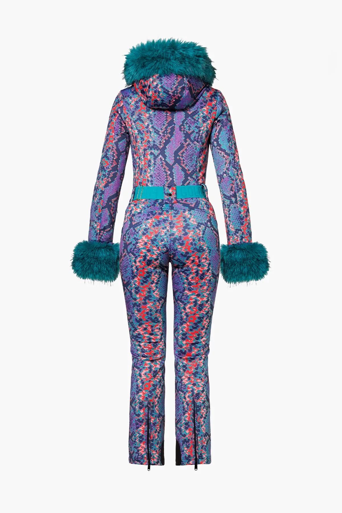 ZAFIRA ski suit FAUX BORDER with fur