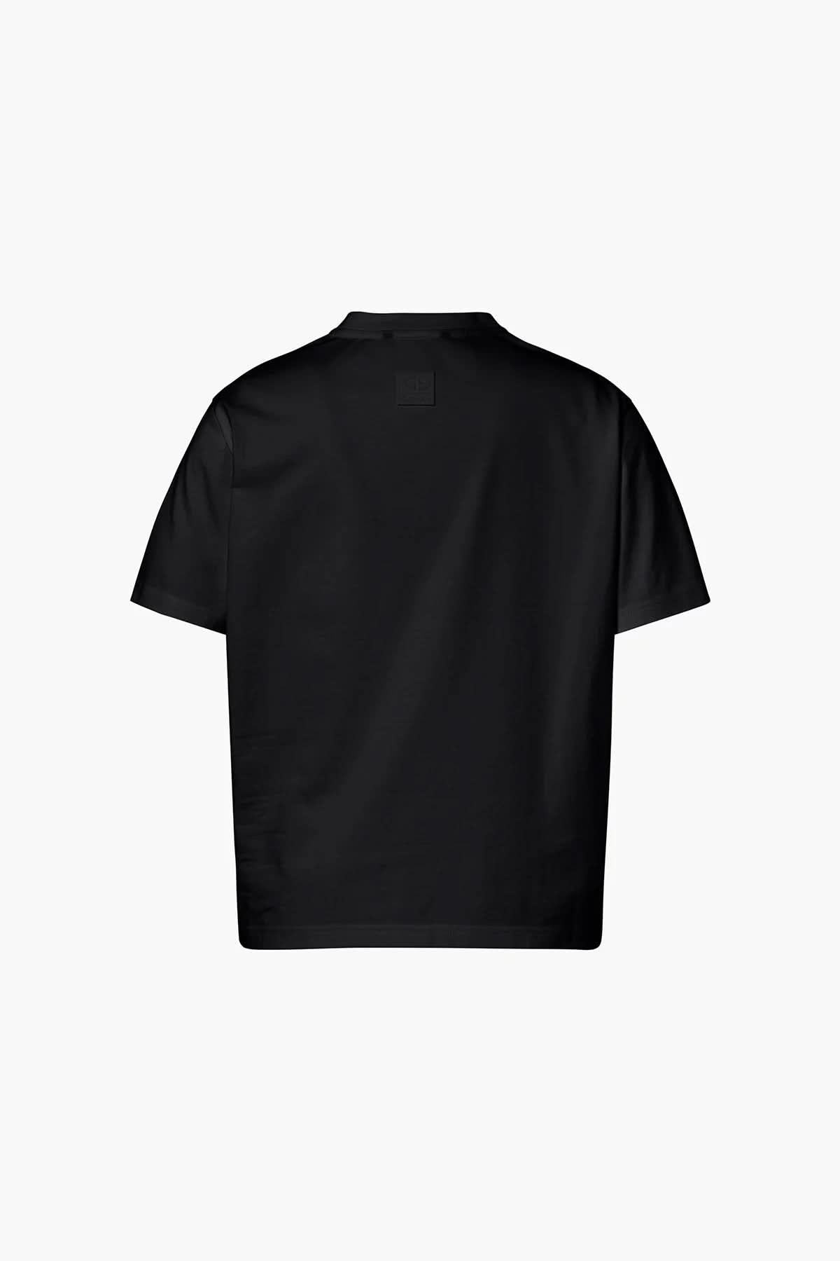 Czarny T-shirt AURELIA short sleeve top
