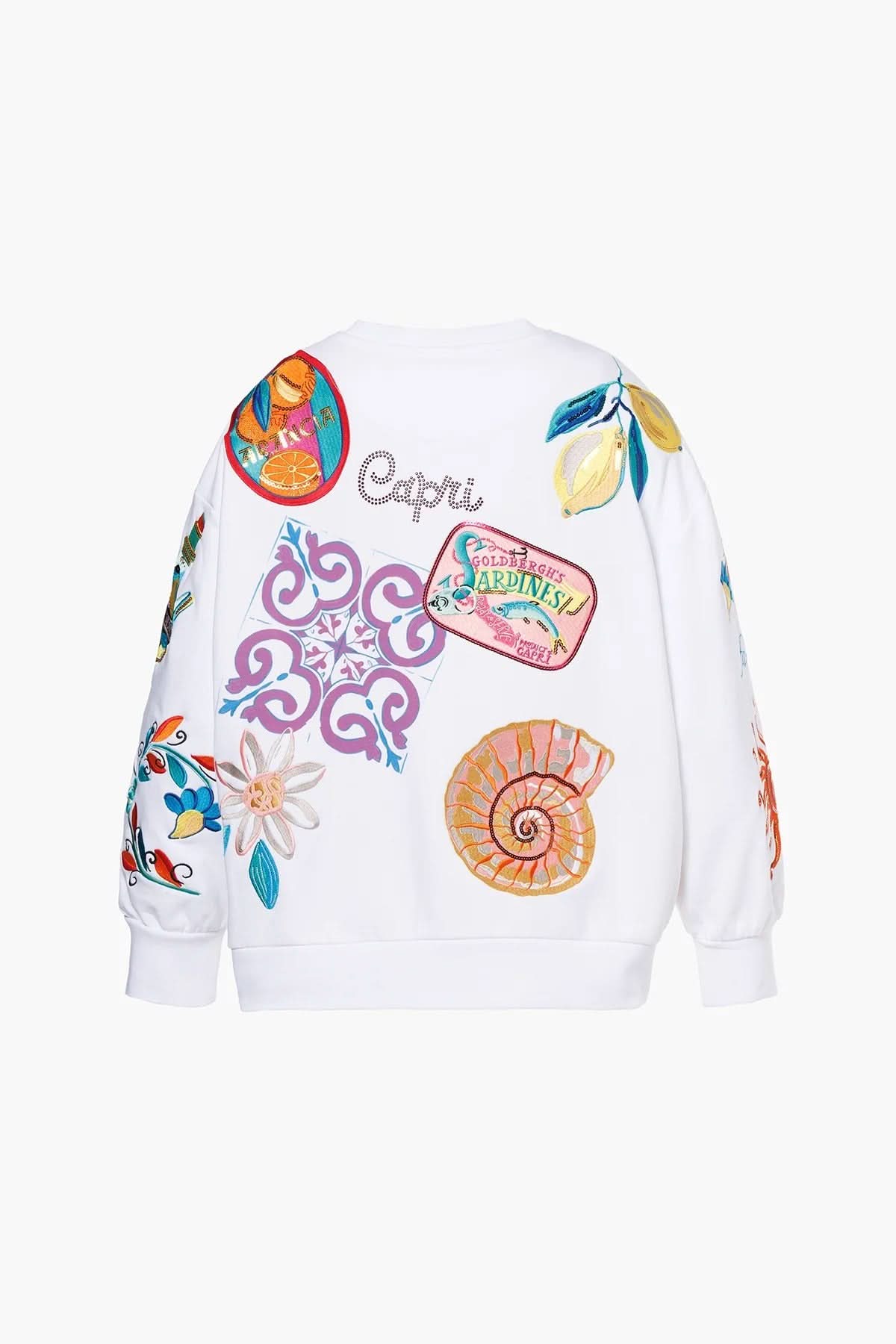 White SERAPHINA sweater