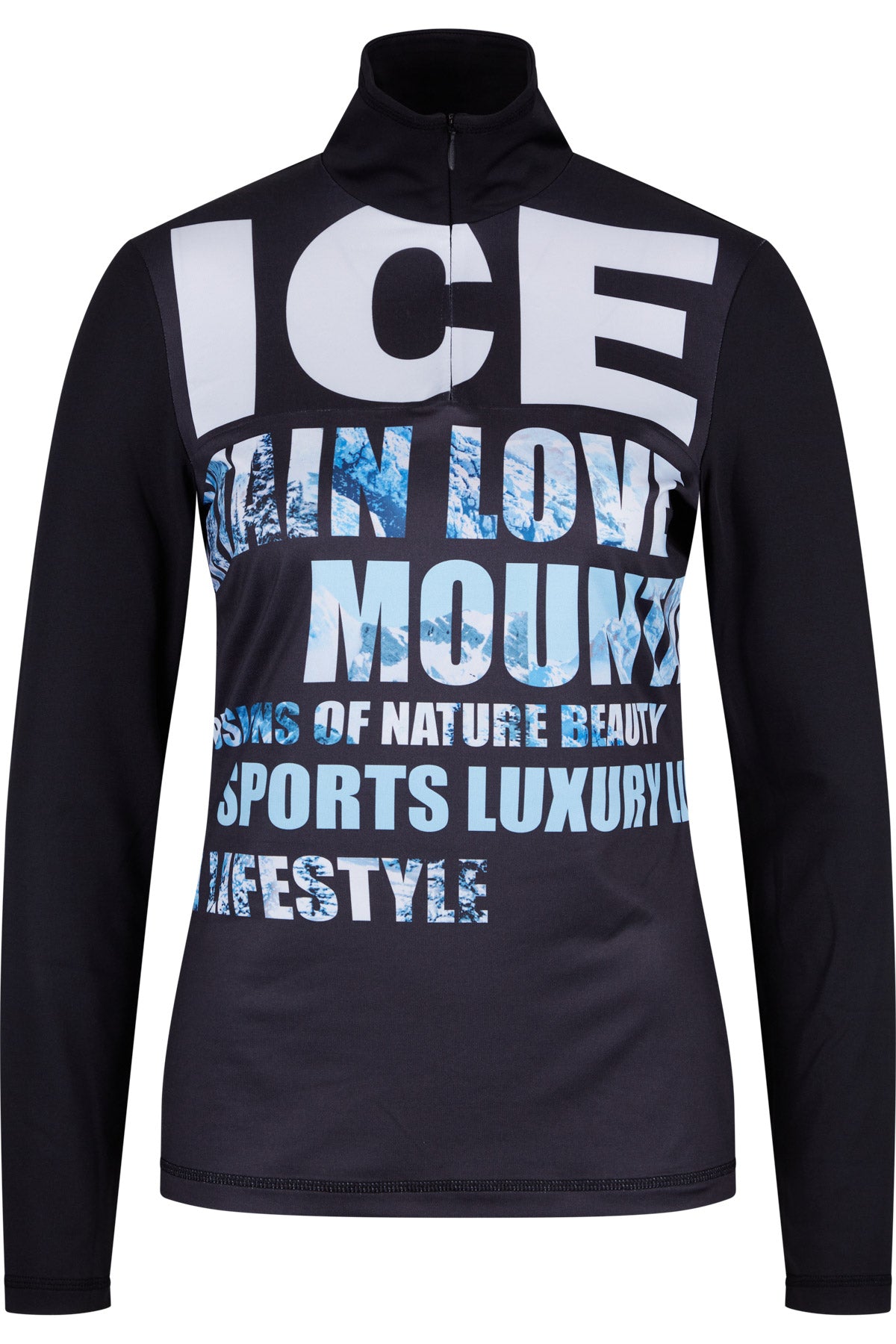 Women's Half Zip Impure Blouse