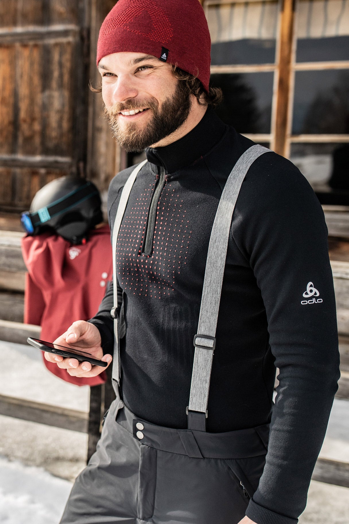 Bluza techniczna męska I-Thermic 1/2 Zip