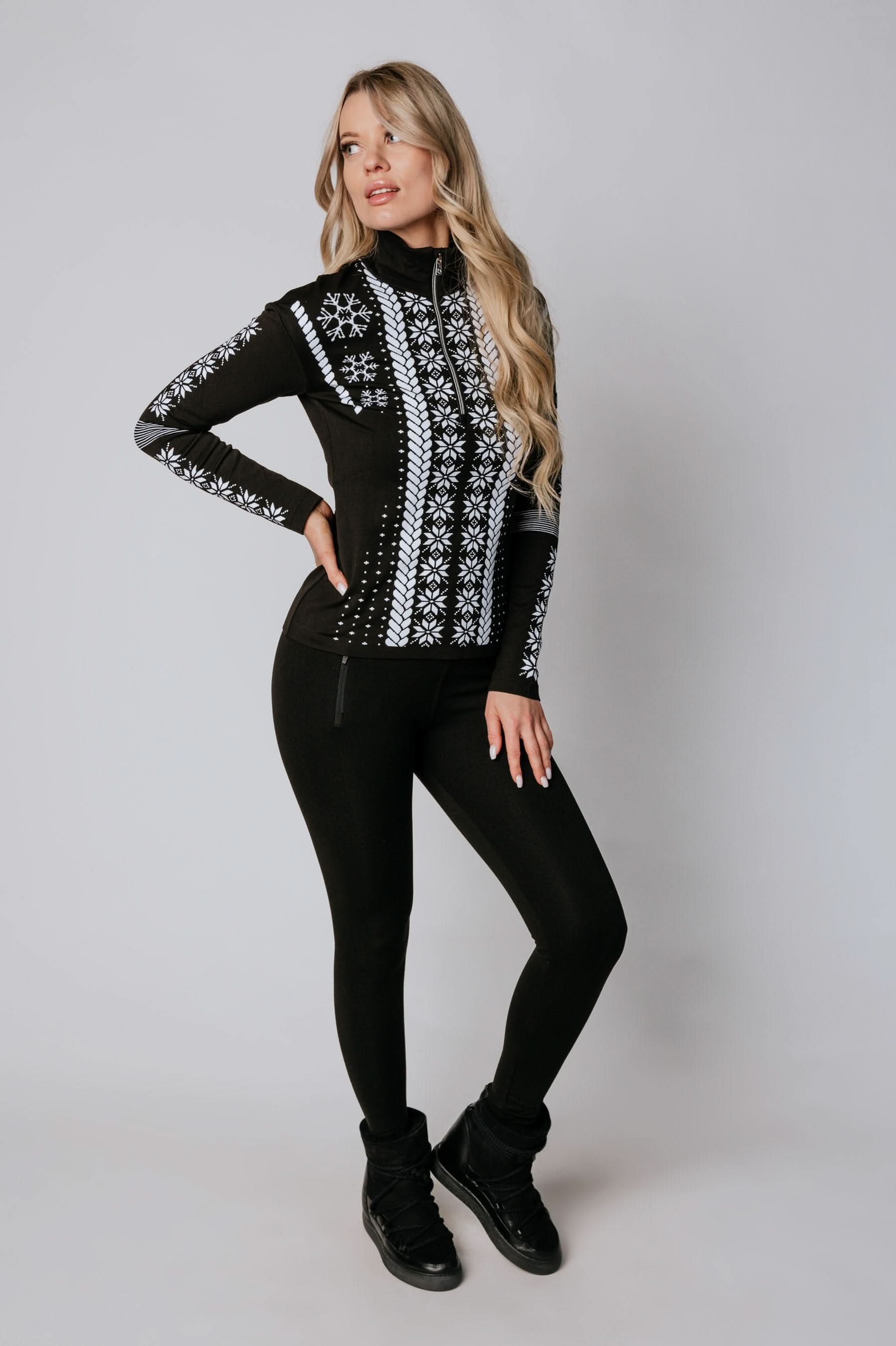 Bluza Damska Half Zip Amanda Lady T-Neck