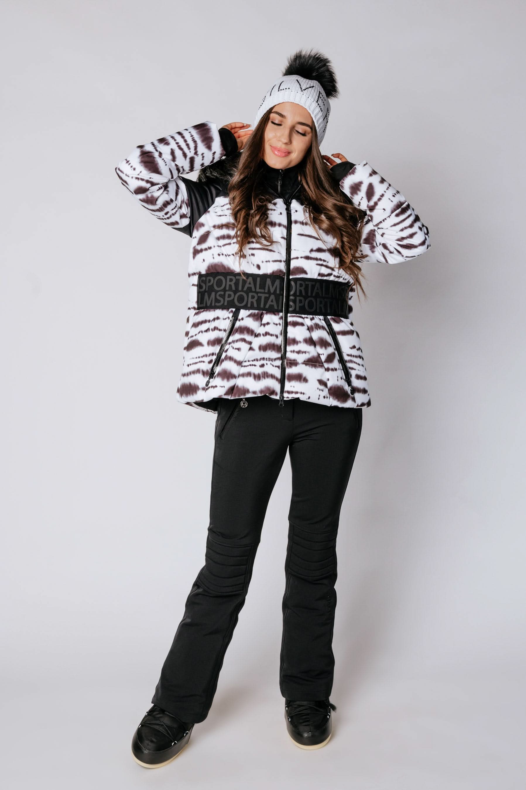 Women's Ski Jacket with Fur Yarus m.Kap+P