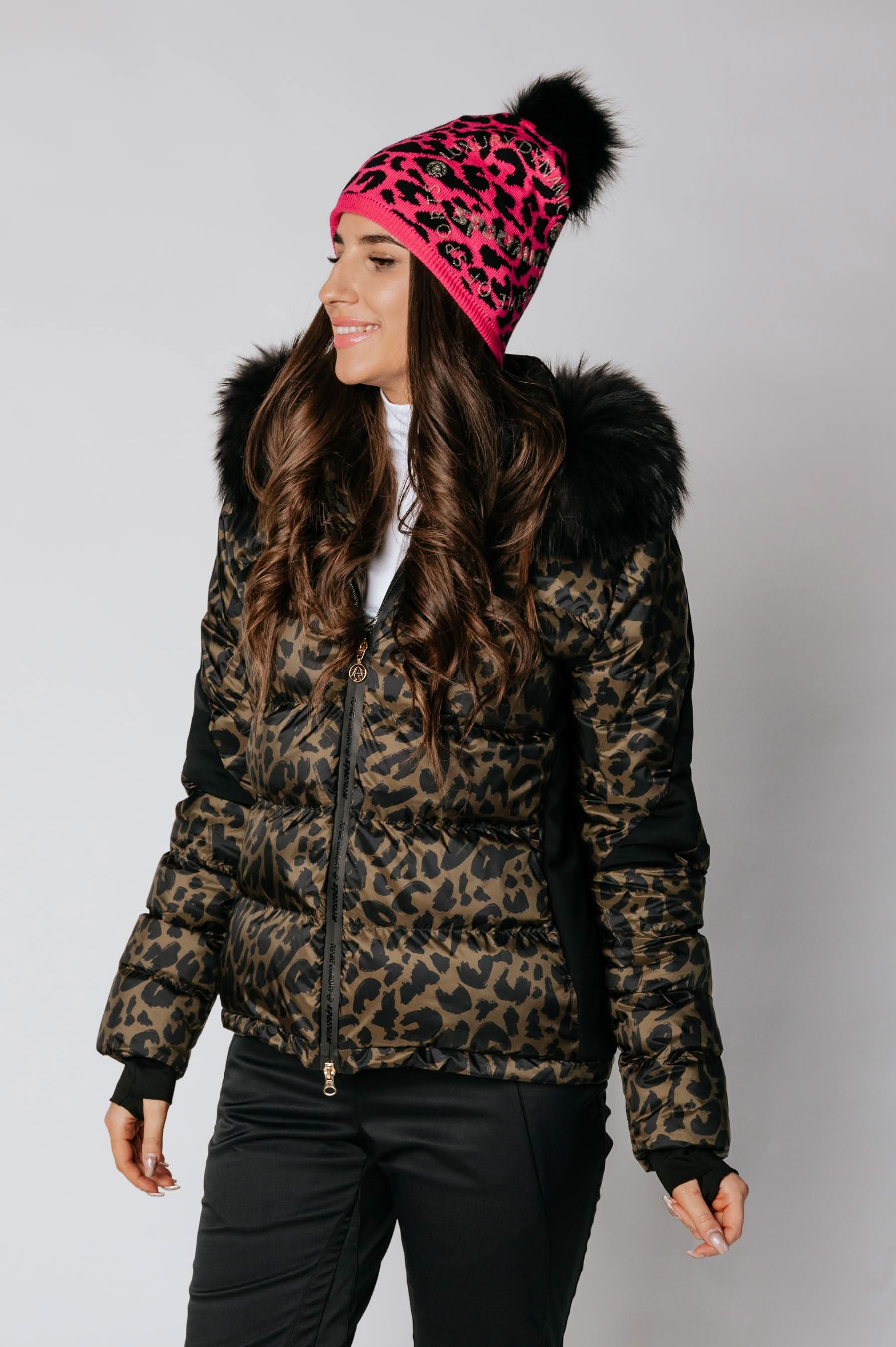 Women's Ski Jacket With Fur Decide Leo m.Kap+P