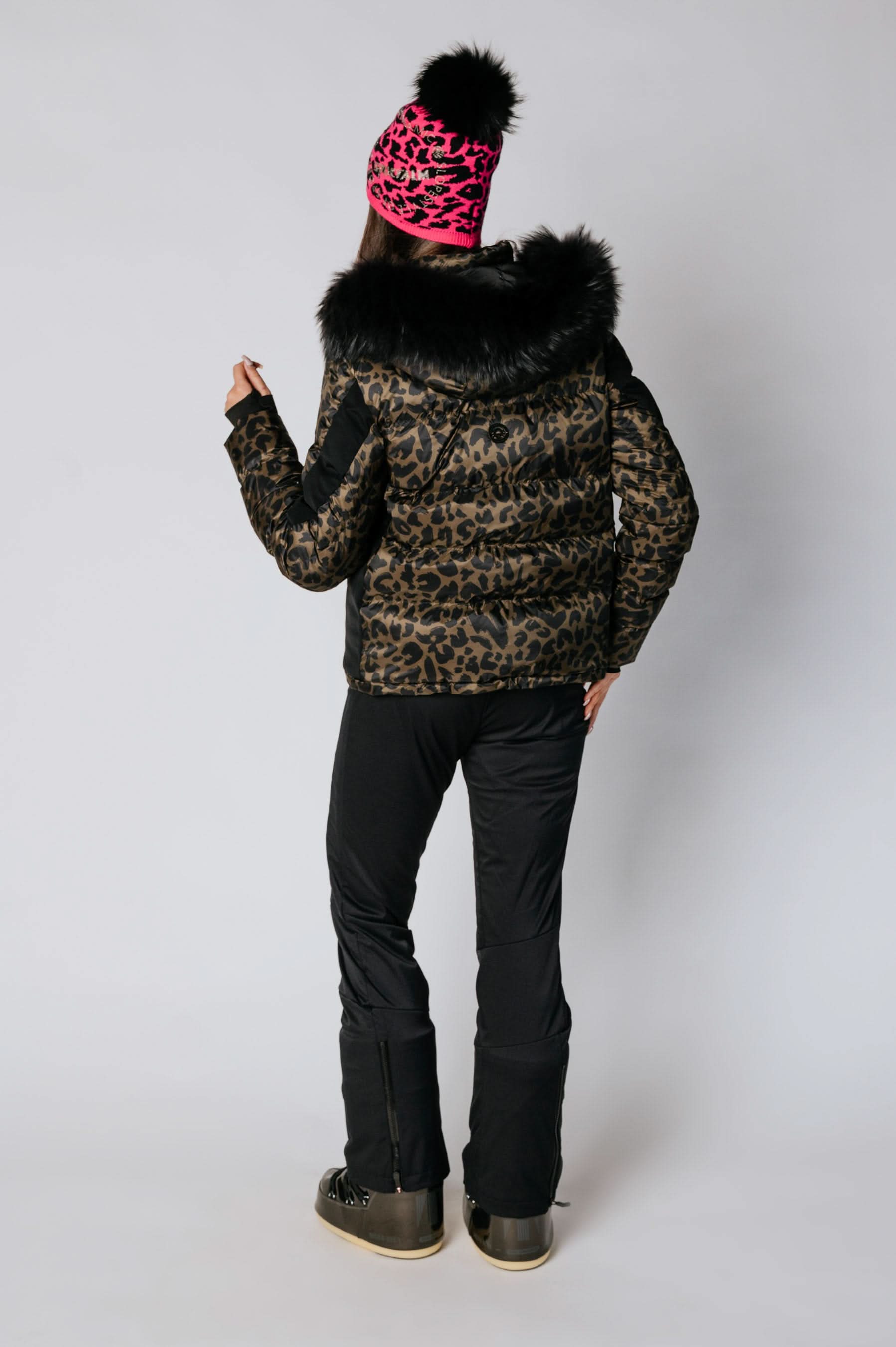 Women's Ski Jacket With Fur Decide Leo m.Kap+P