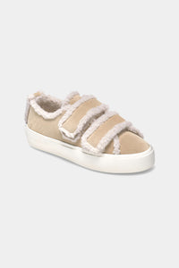 Buty damskie sneakers Shearling Low Velcro