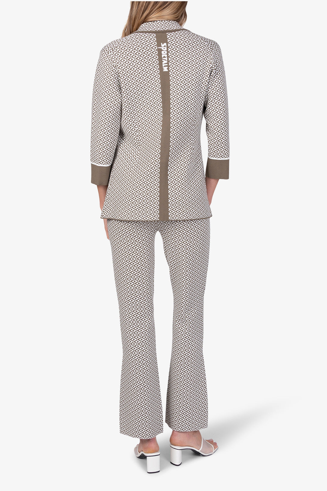 Brązowa marynarka z wiskozy Solar