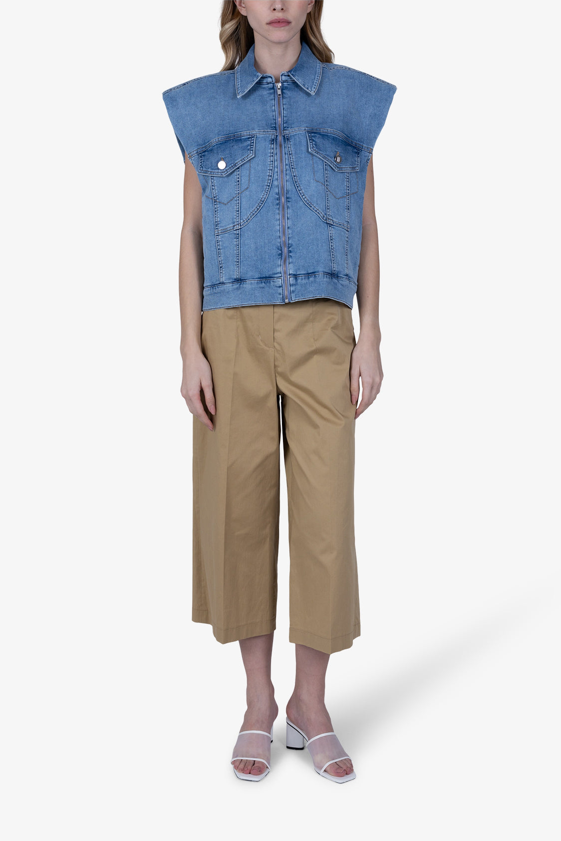 Jeansowa kamizelka Bald