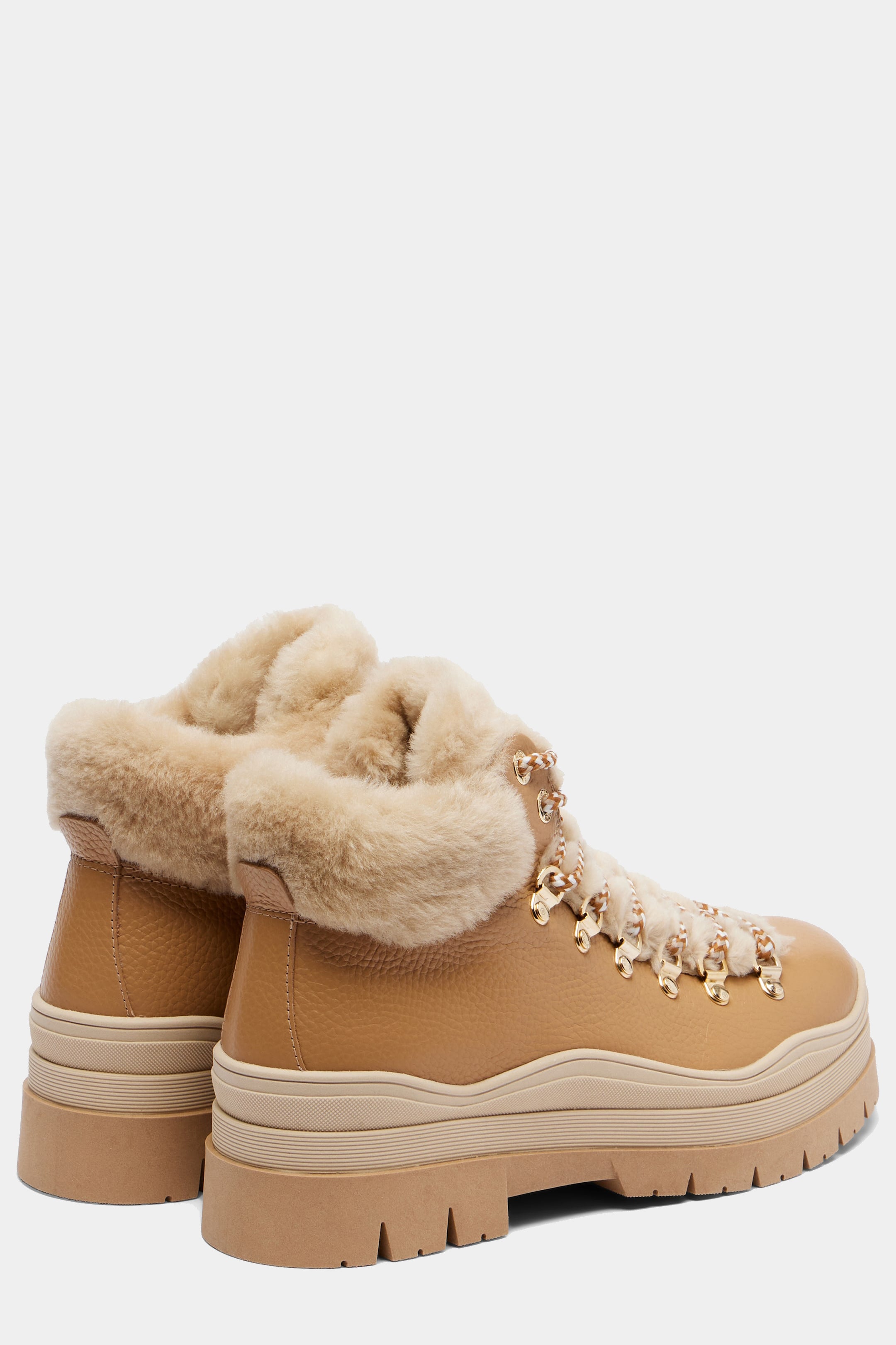 Wysokie buty zimowe skórzane AROSA 9A