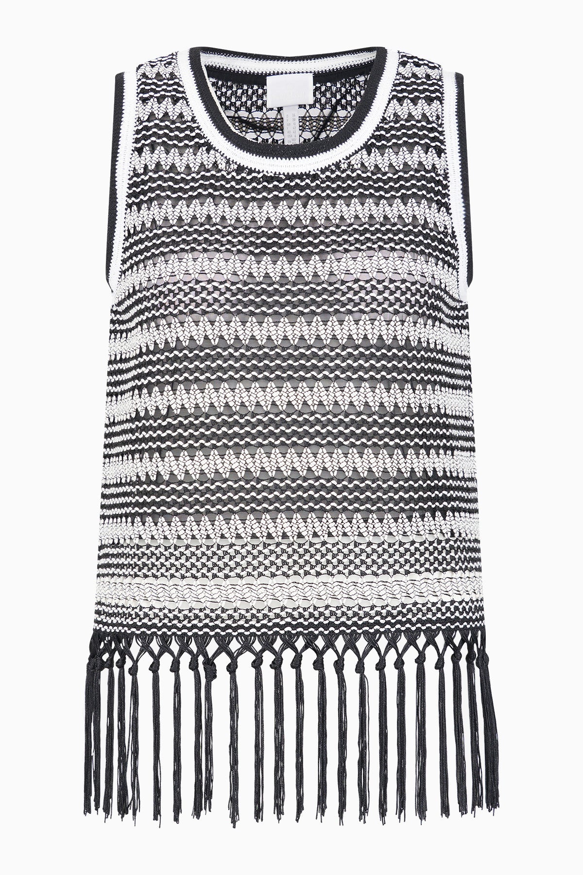 Szydełkowy top z frędzlami Sahil