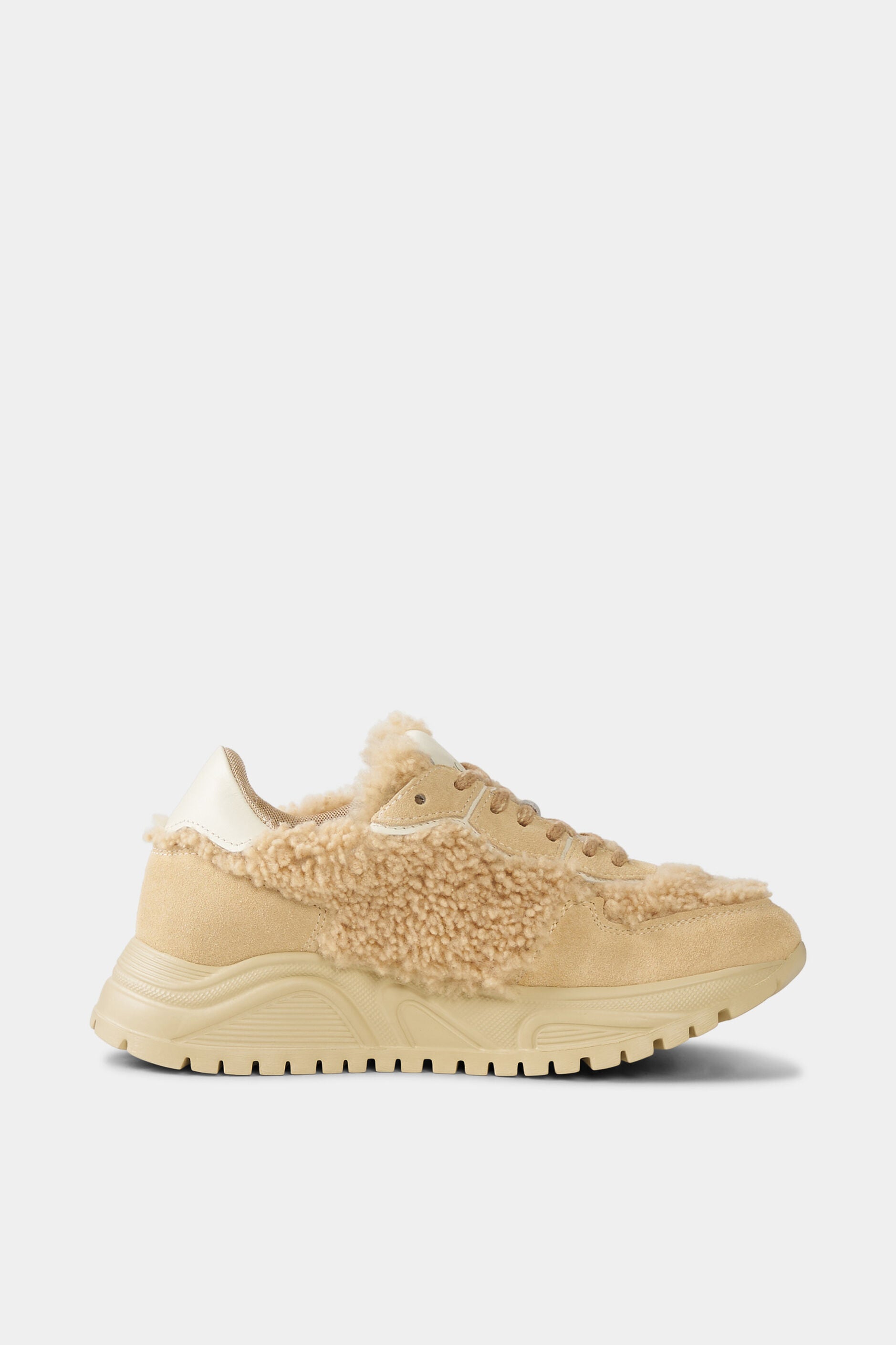Beige winter sneakers MALAGA 27