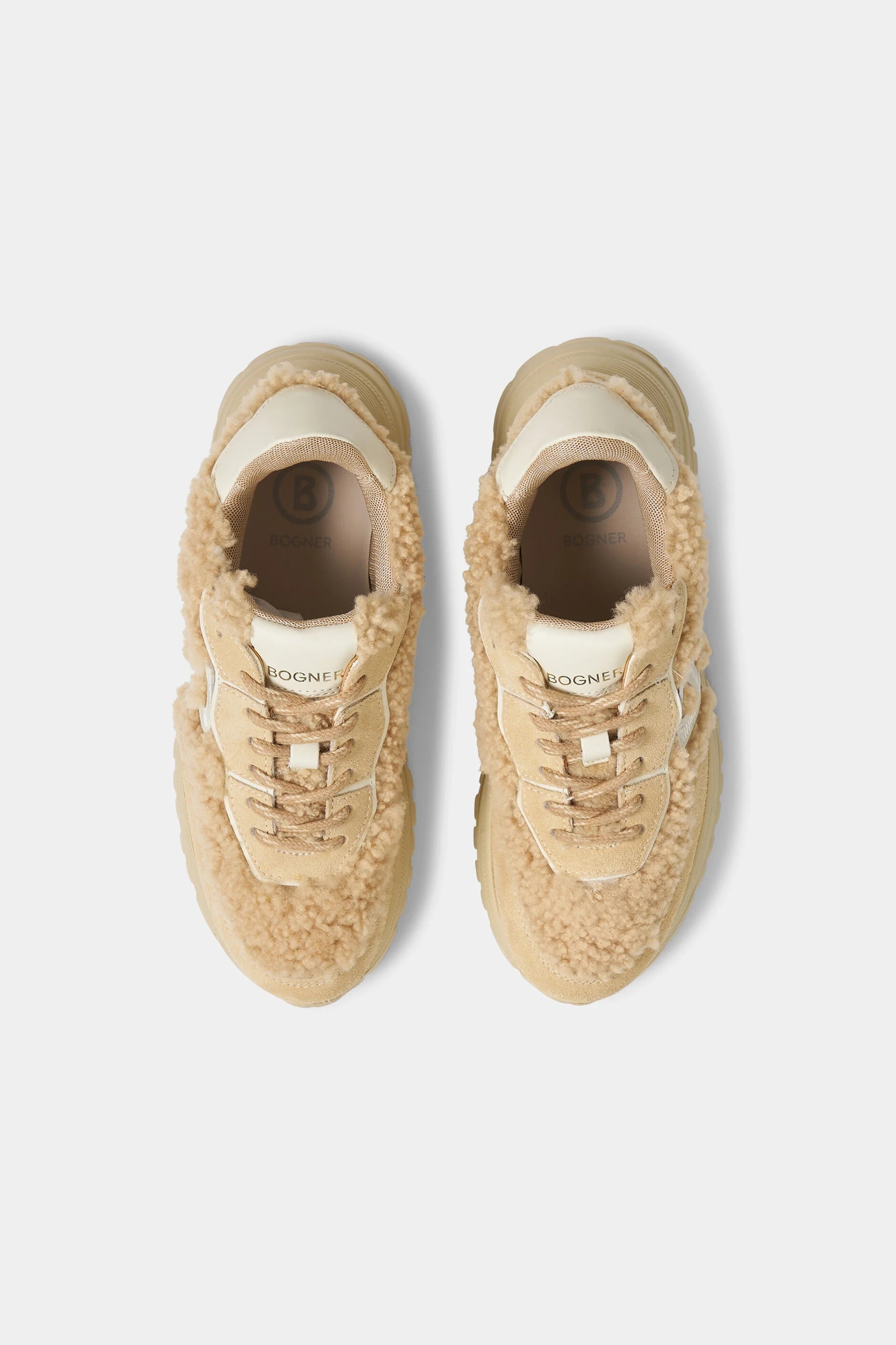 Beige winter sneakers MALAGA 27