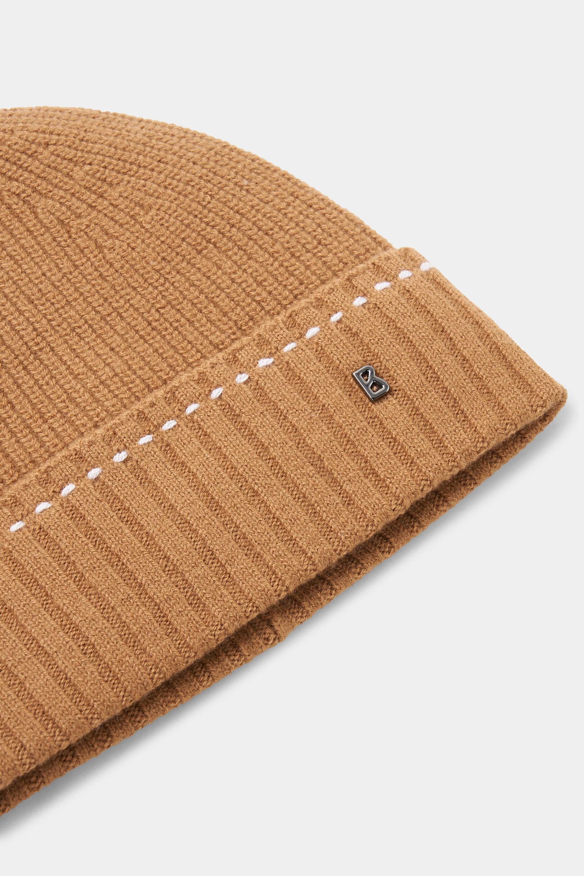 Beżowa czapka wełniana MOULAN