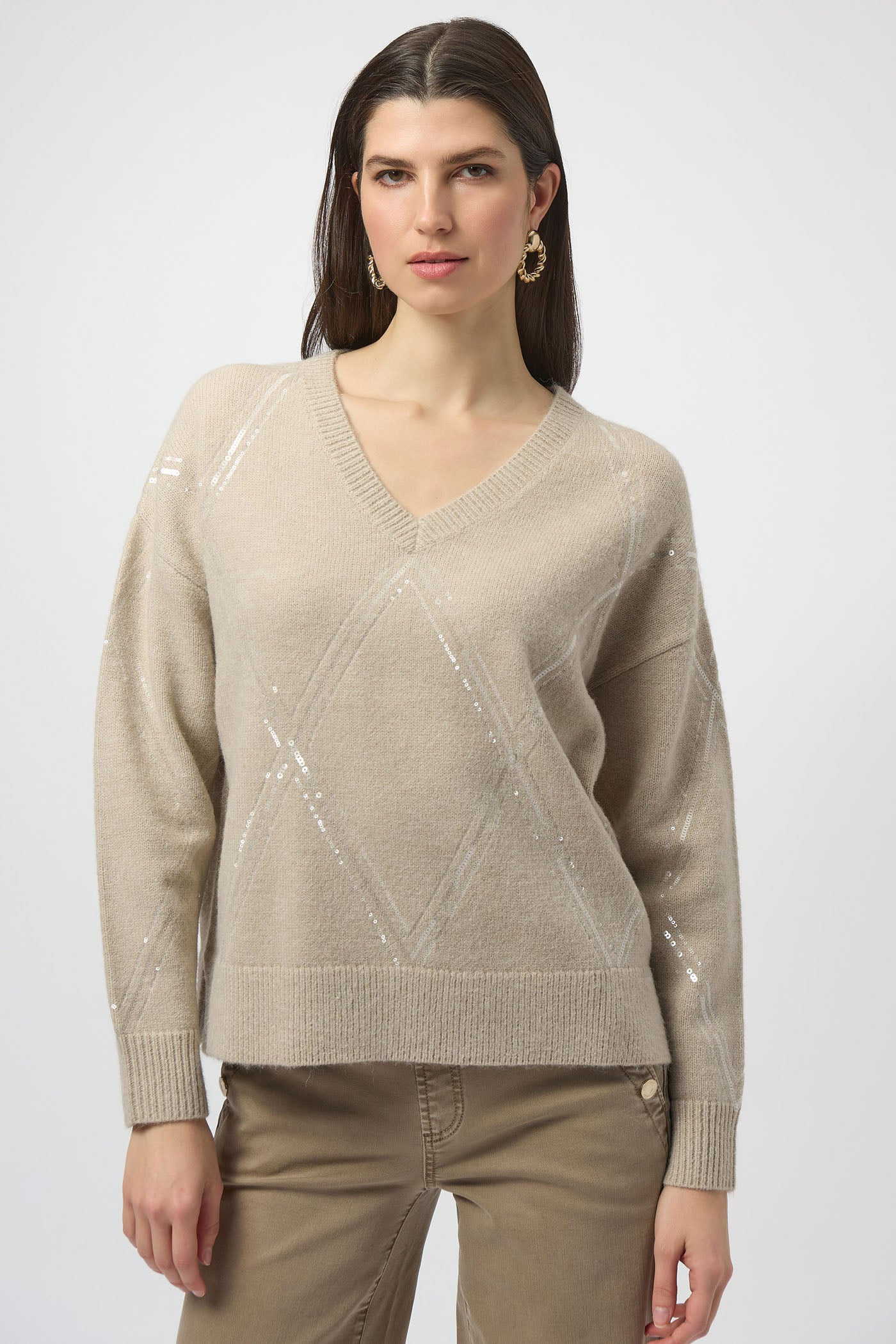 Perłowy sweter
