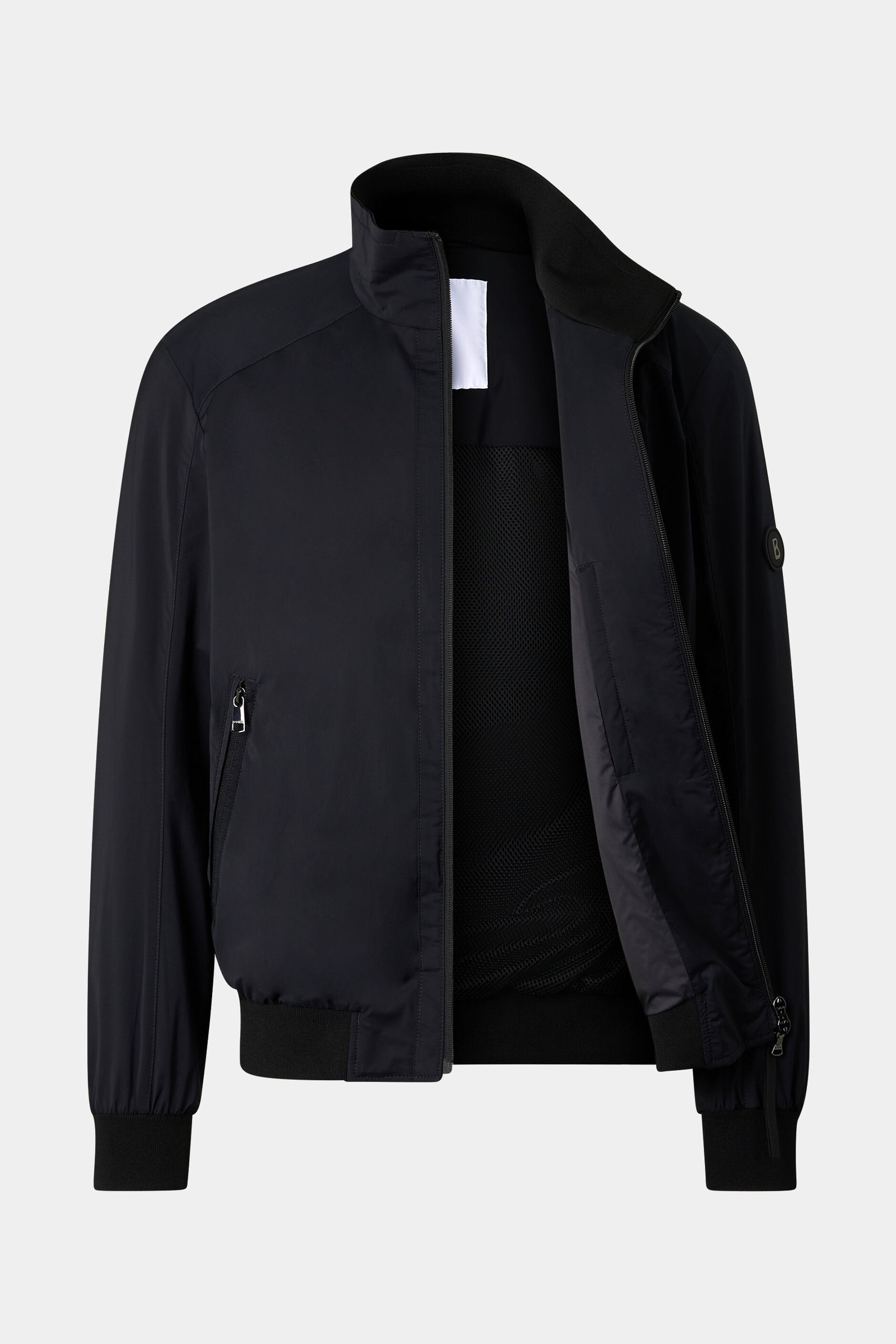 Czarna kurtka wiosenna JONAS-14