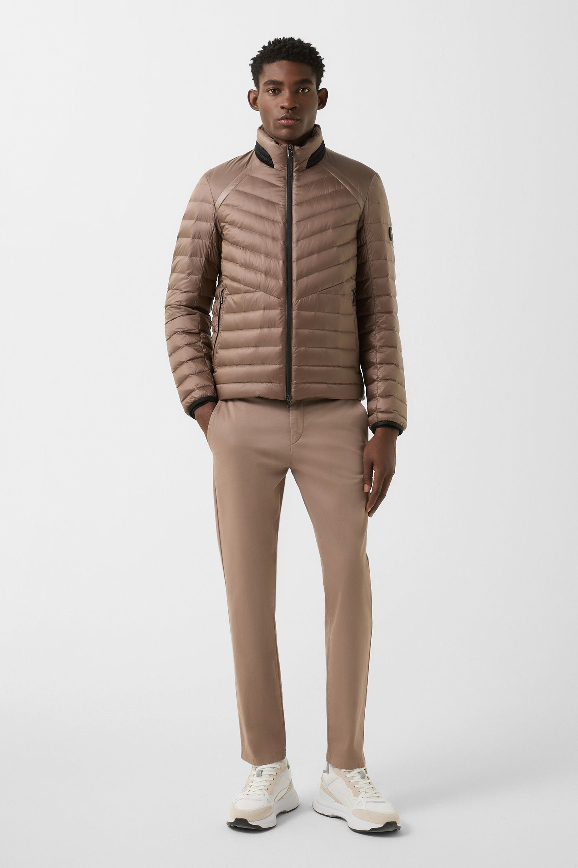 Brązowa kurtka puchowa LIMAN-D