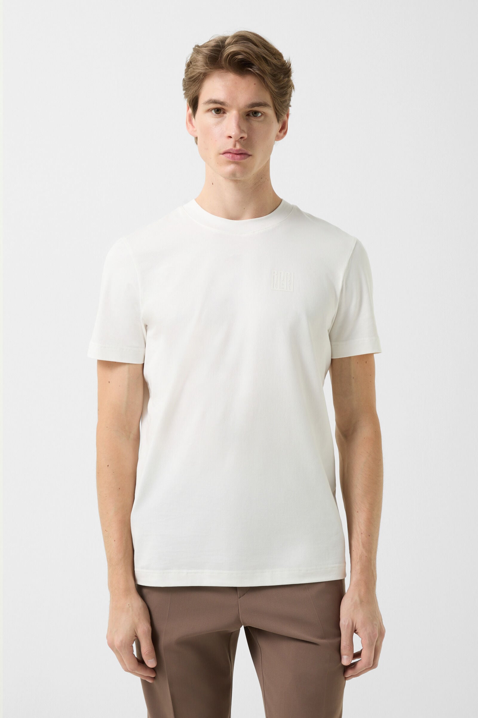 Biały T-shirt RYAN