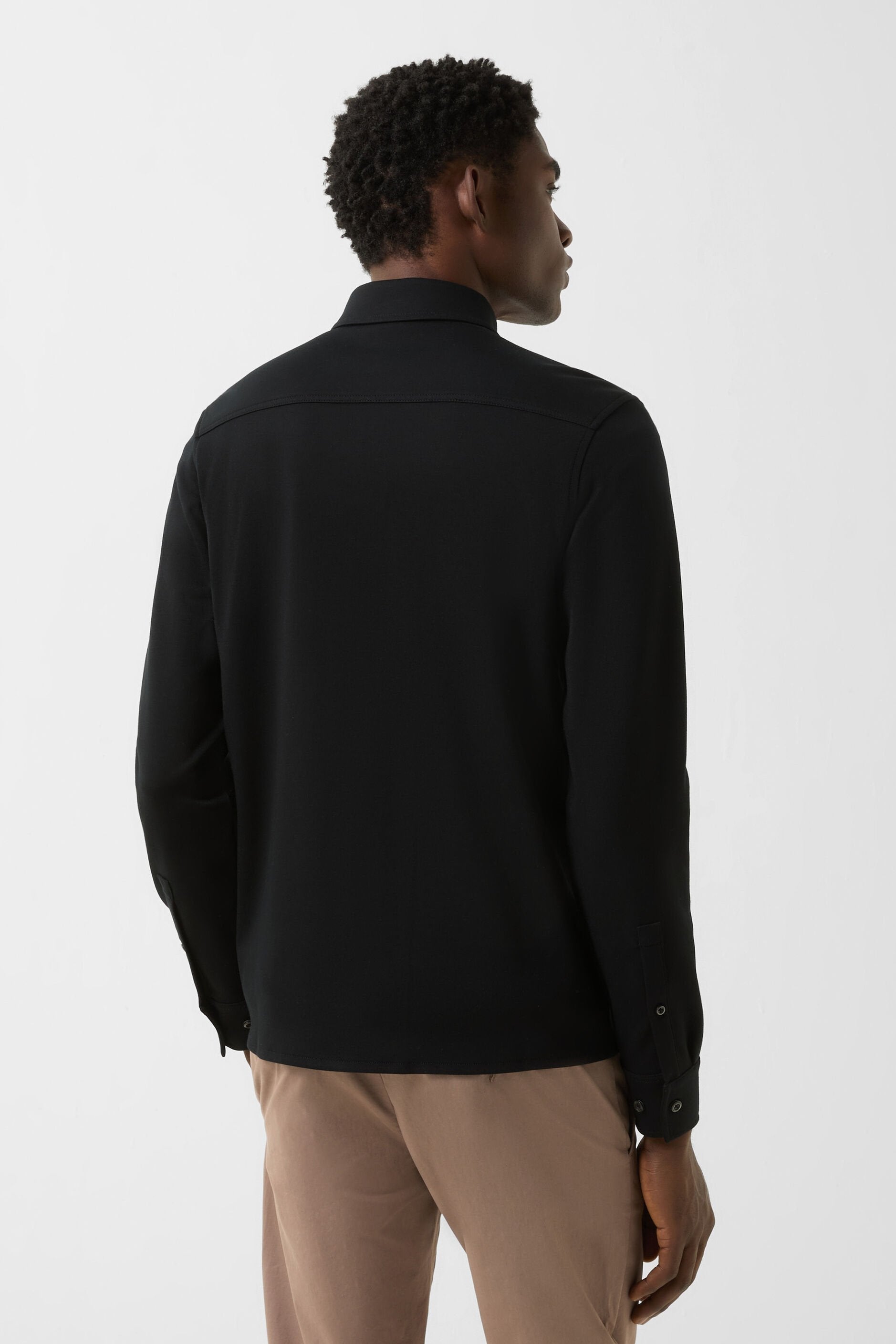 Czarna koszula FRANZ-11