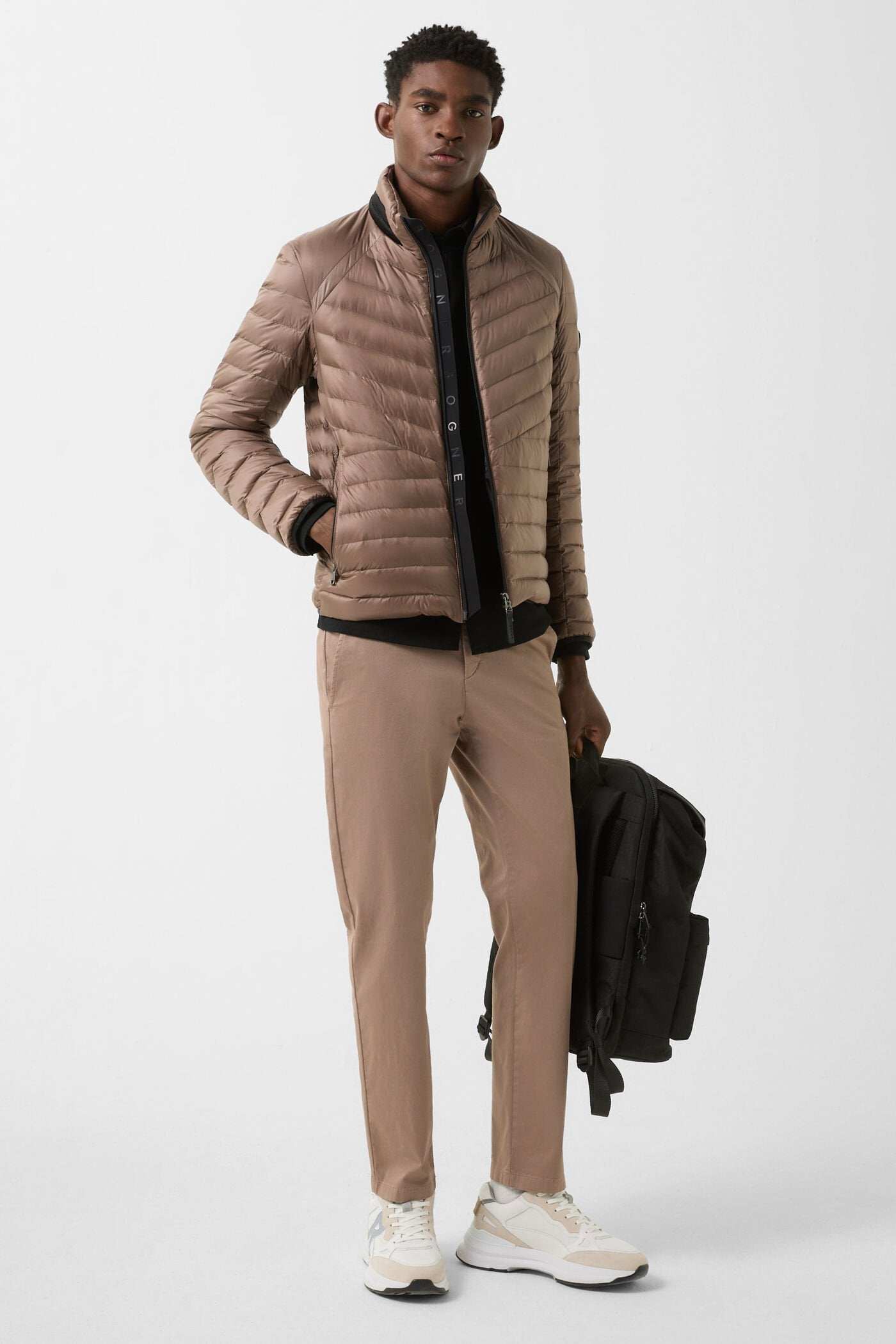 Czarna koszula FRANZ-11