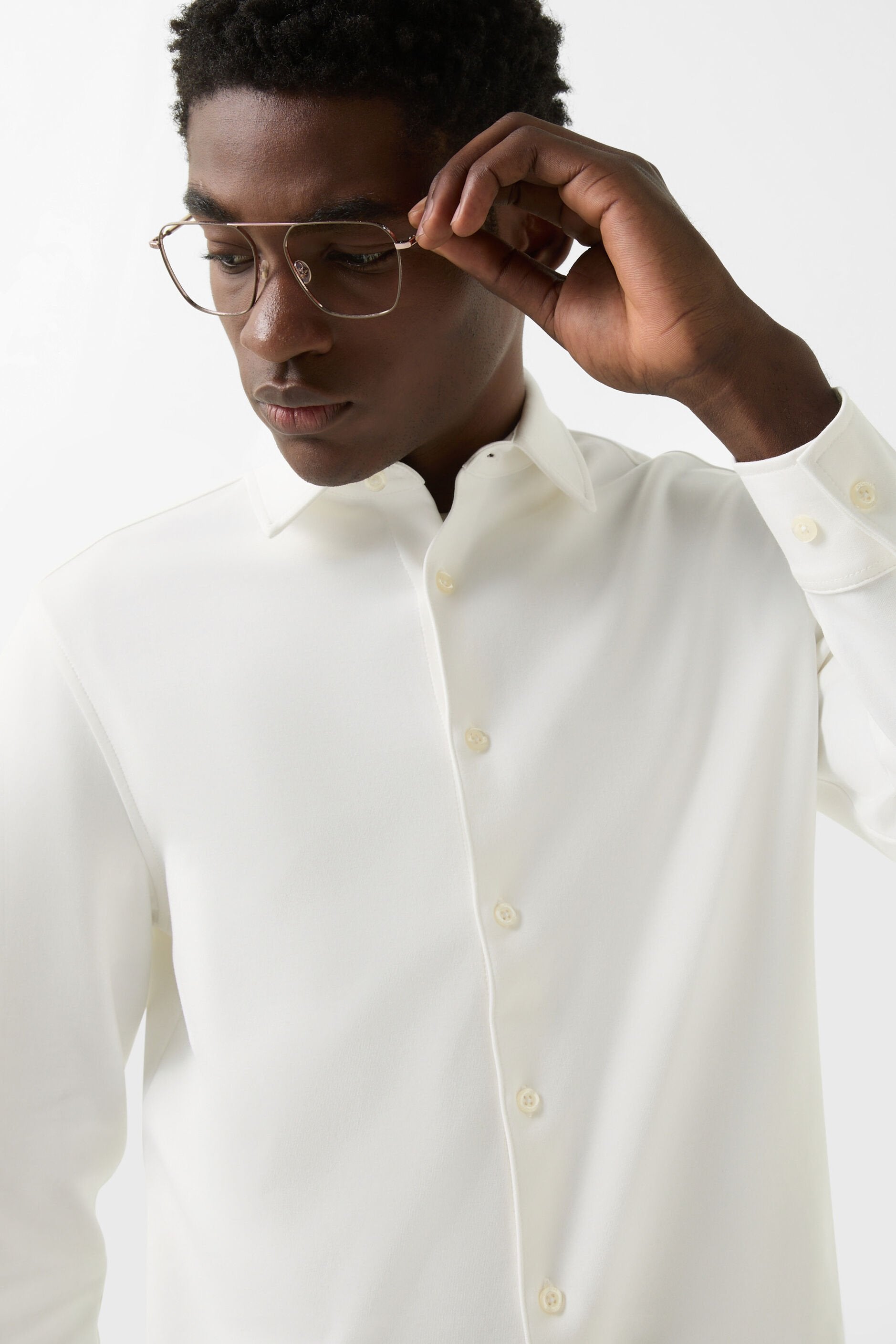 Biała koszula FRANZ-11