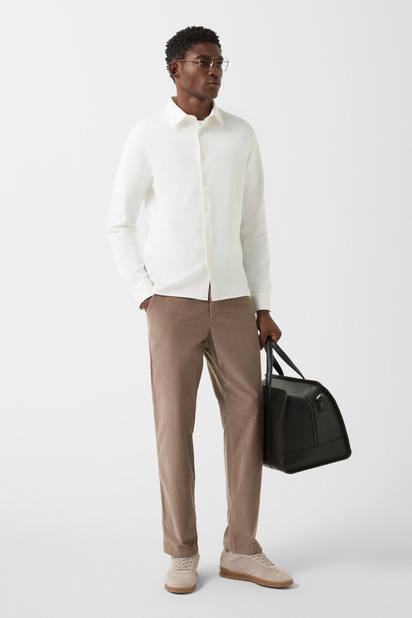 Biała koszula FRANZ-11