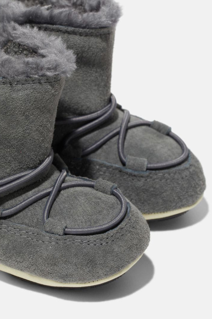 Dziecięce buty zimowe Moon Boot CRIB SUEDE