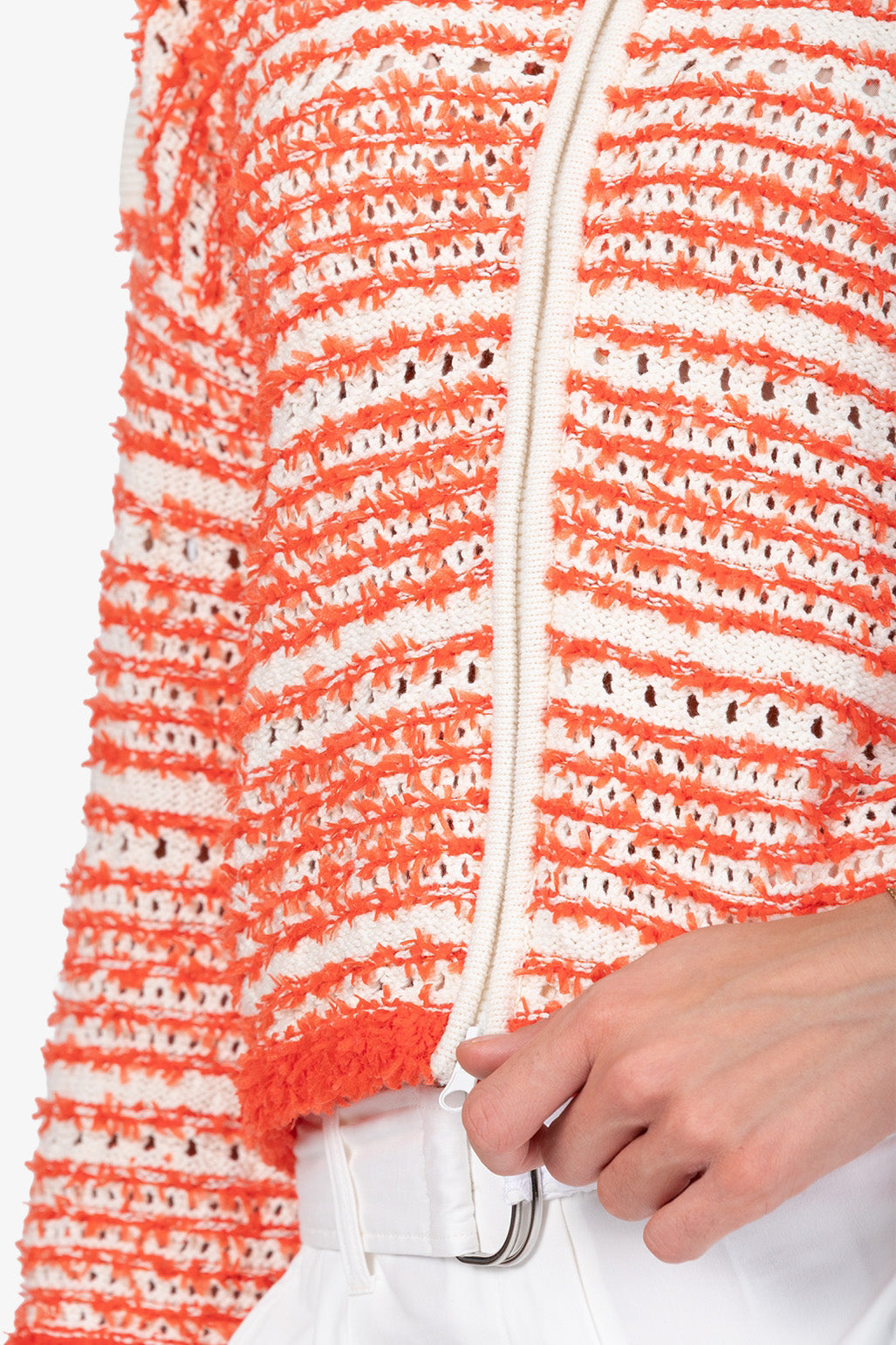 Czerwony sweter rozpinany Victory