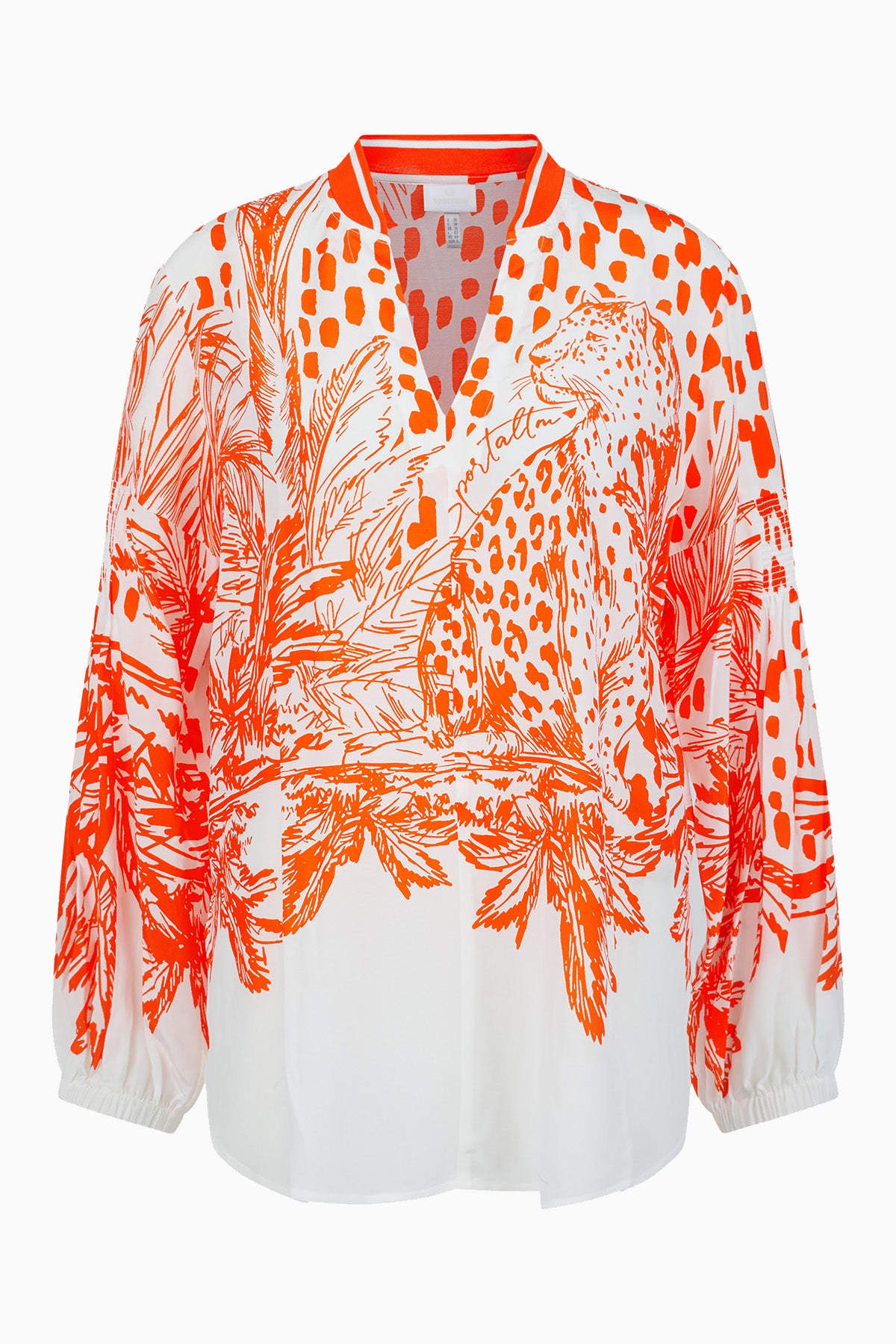 Czerwona bluzka z wiskozy Vragen