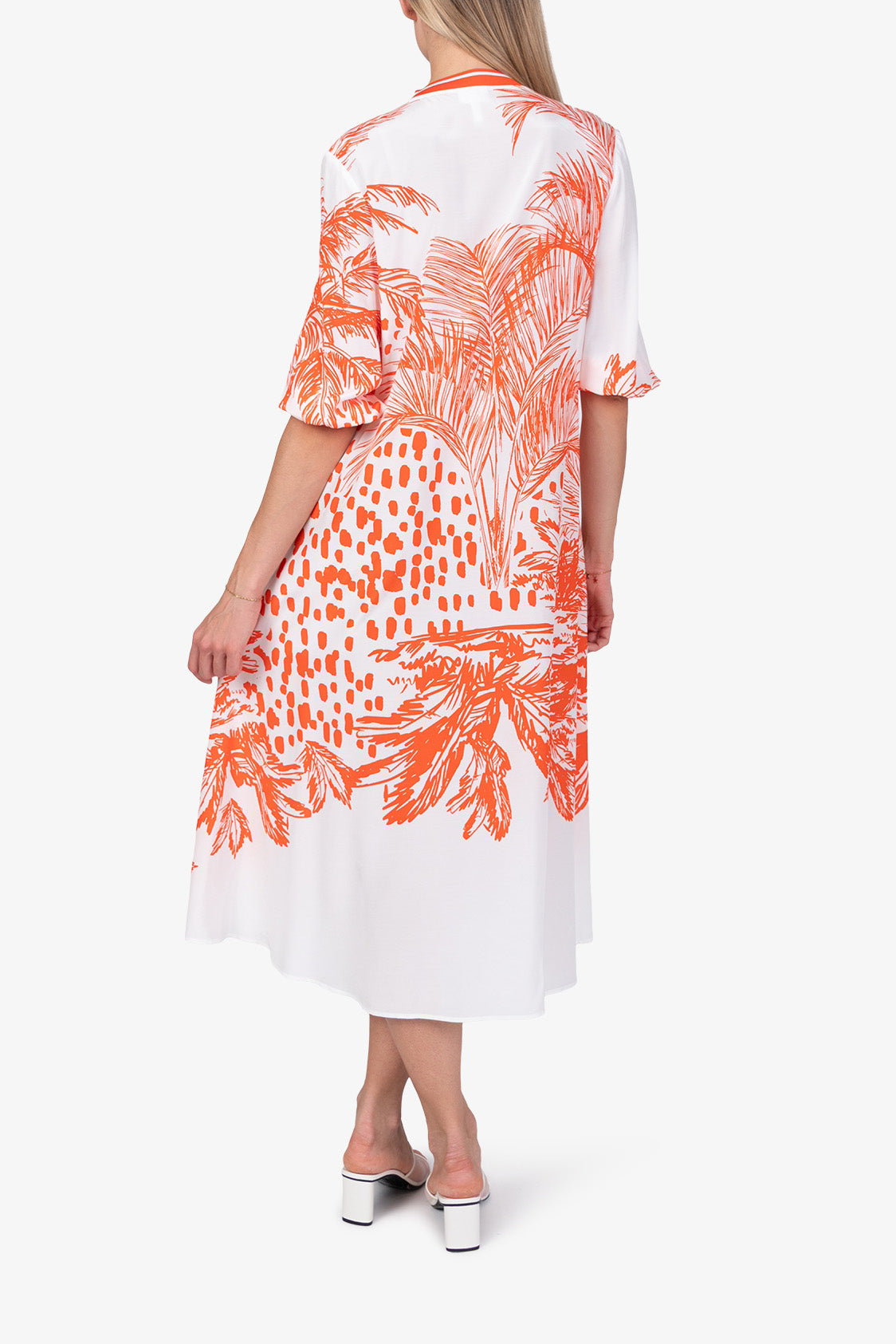 Red viscose dress Varende