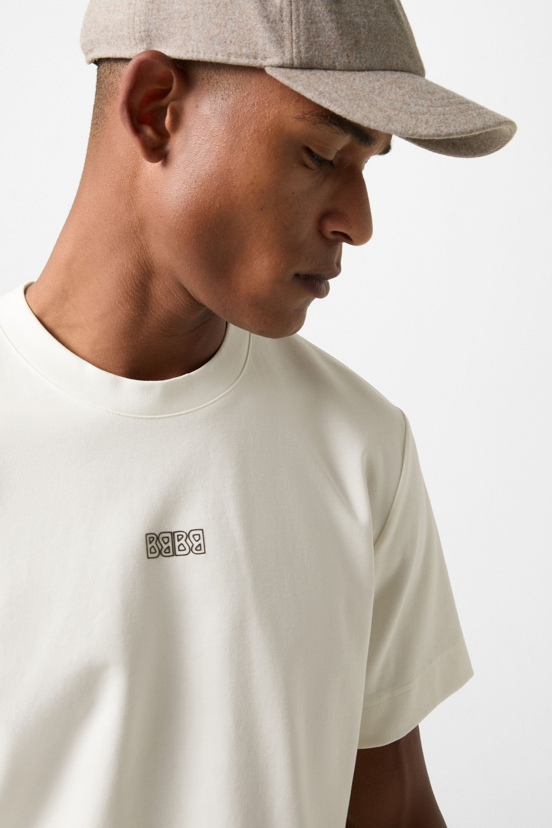 Biały t-shirt LUKAS-2