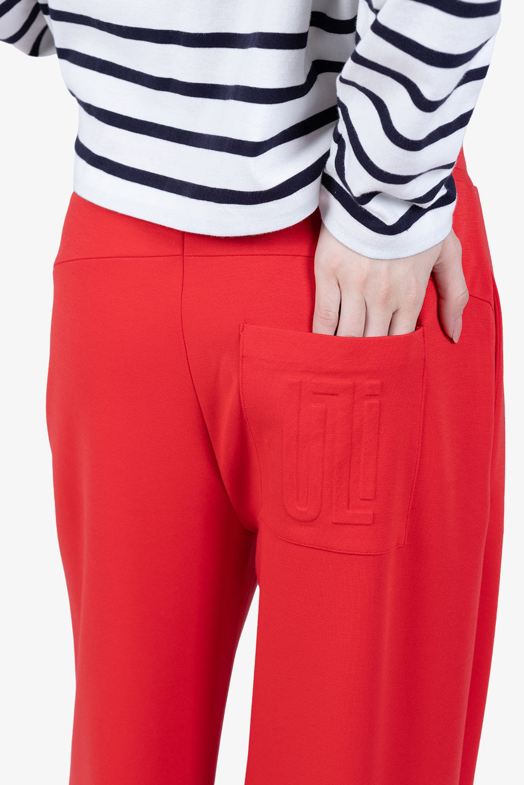 Czerwone spodnie joggery Durango BD