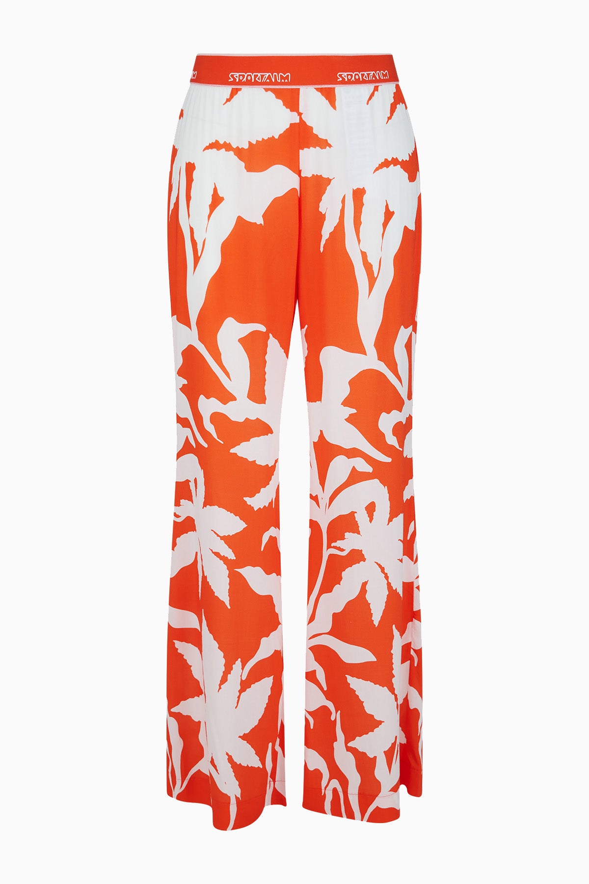 Czerwone spodnie z wiskozy Vilano