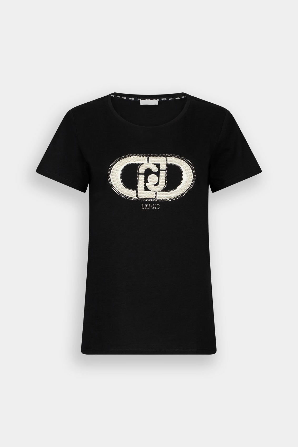 Czarny t-shirt damski