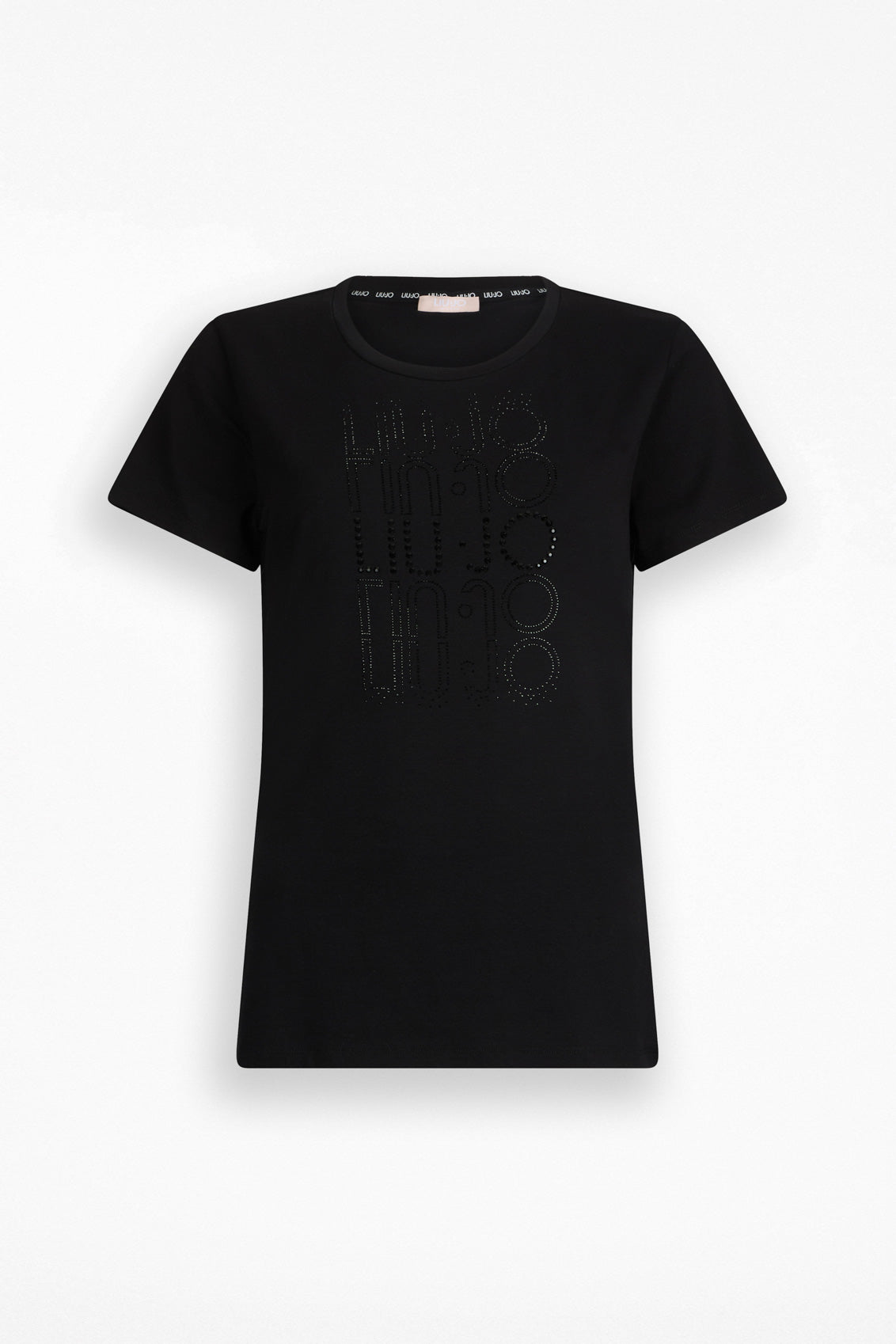 Czarny t-shirt damski