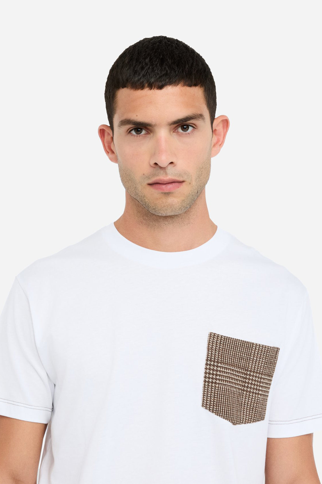 Men's white t-shirt