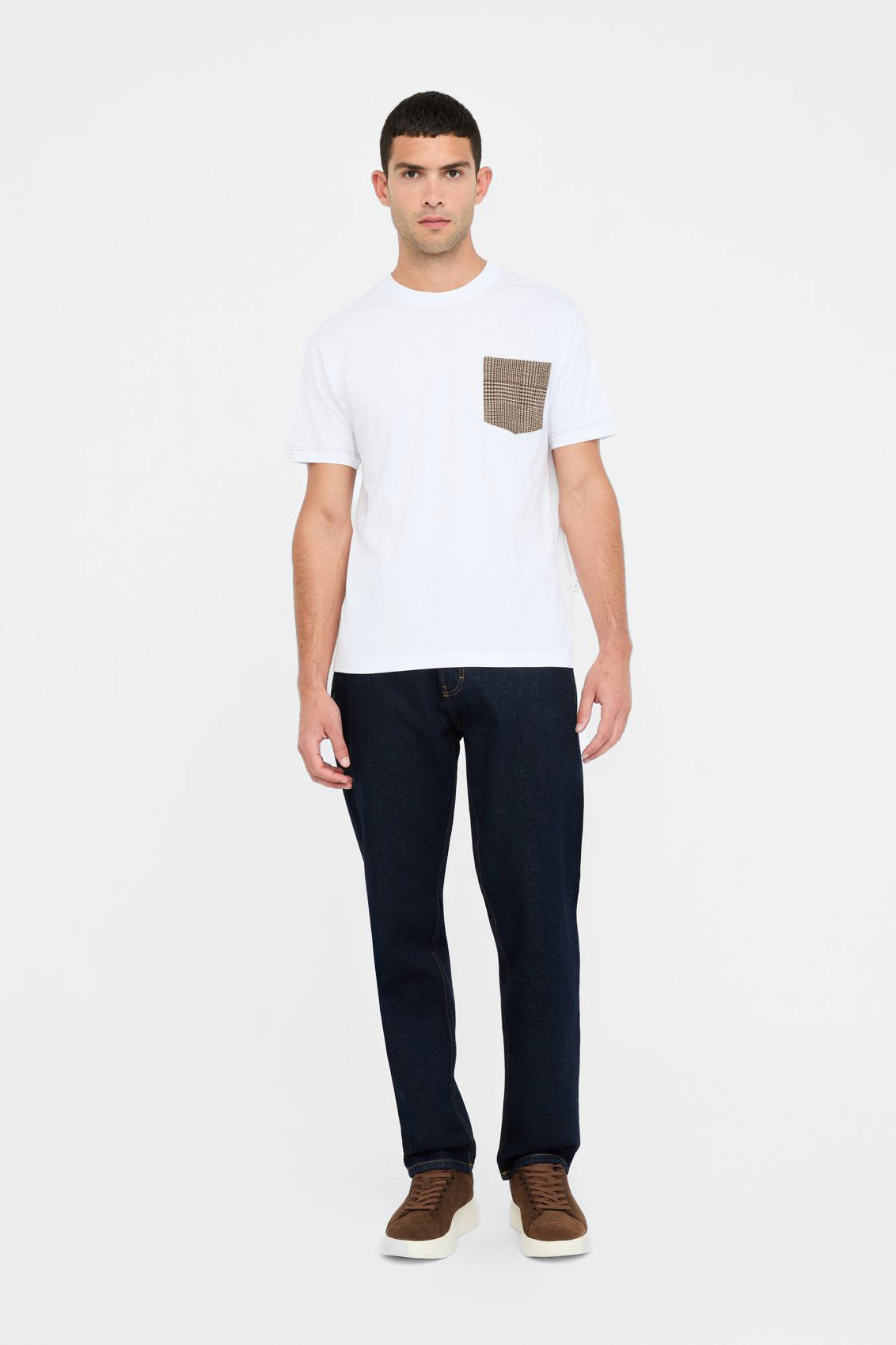 Men's white t-shirt