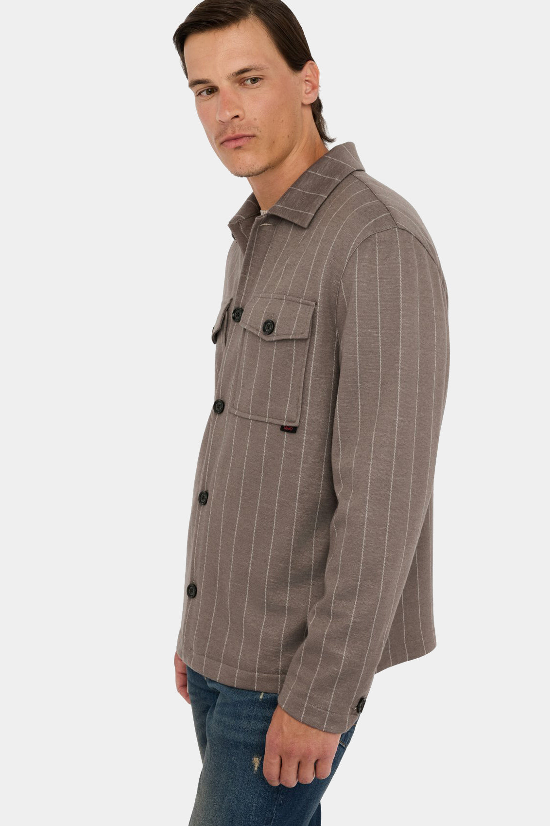 Brown wool shirt