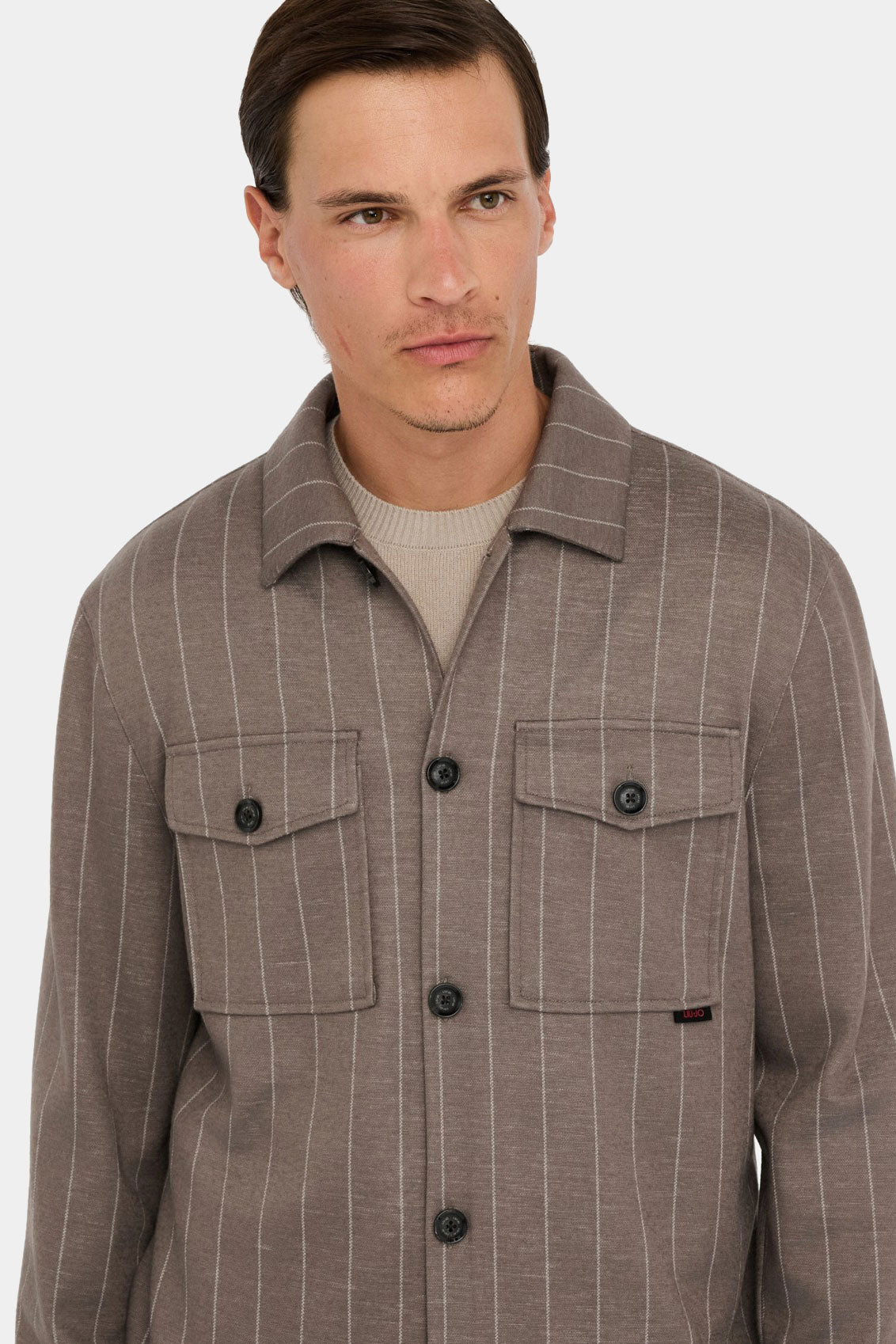 Brown wool shirt